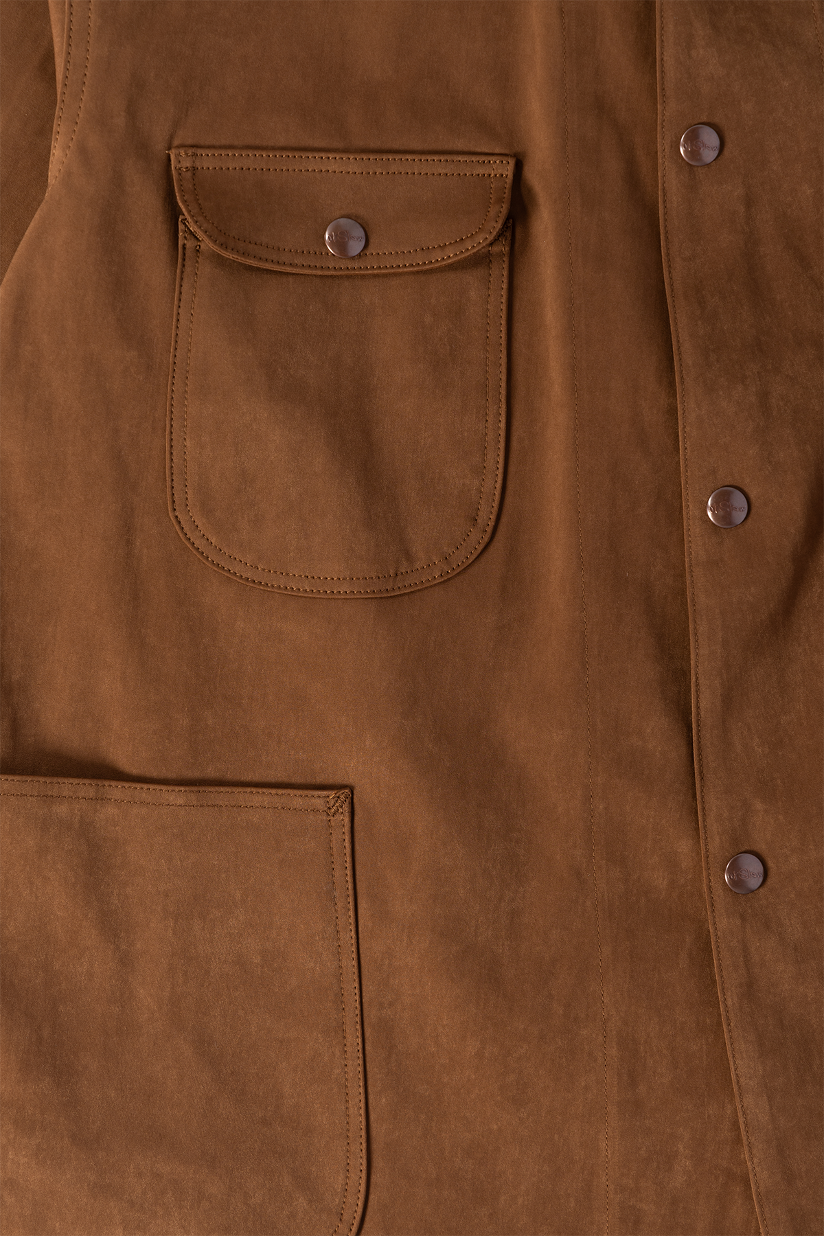 orSlow - Suede Touch Classic Coverall - Brown - Canoe Club