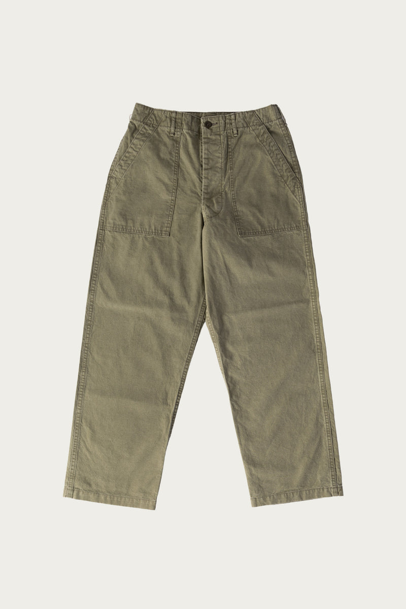 OrSlow Summer Fatigue Pants | Green | Canoe Club