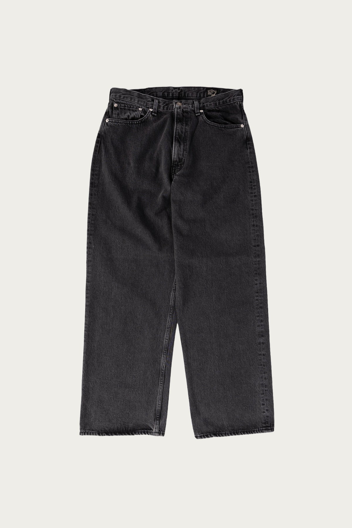orSlow - Super Dad's Denim Pants - Black Denim Stone - Canoe Club