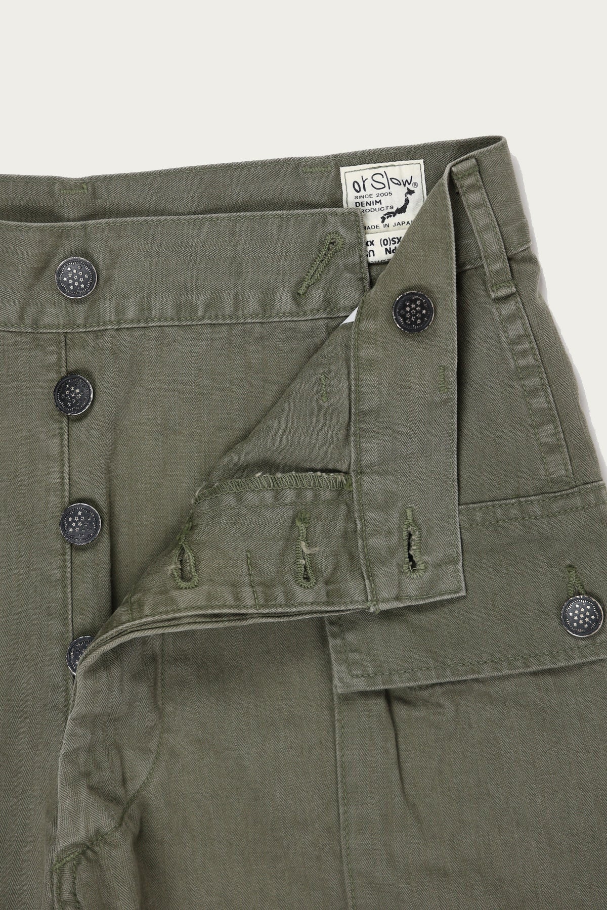 orSlow - US Army 2 Pocket Cargo Pants - Green - Canoe Club