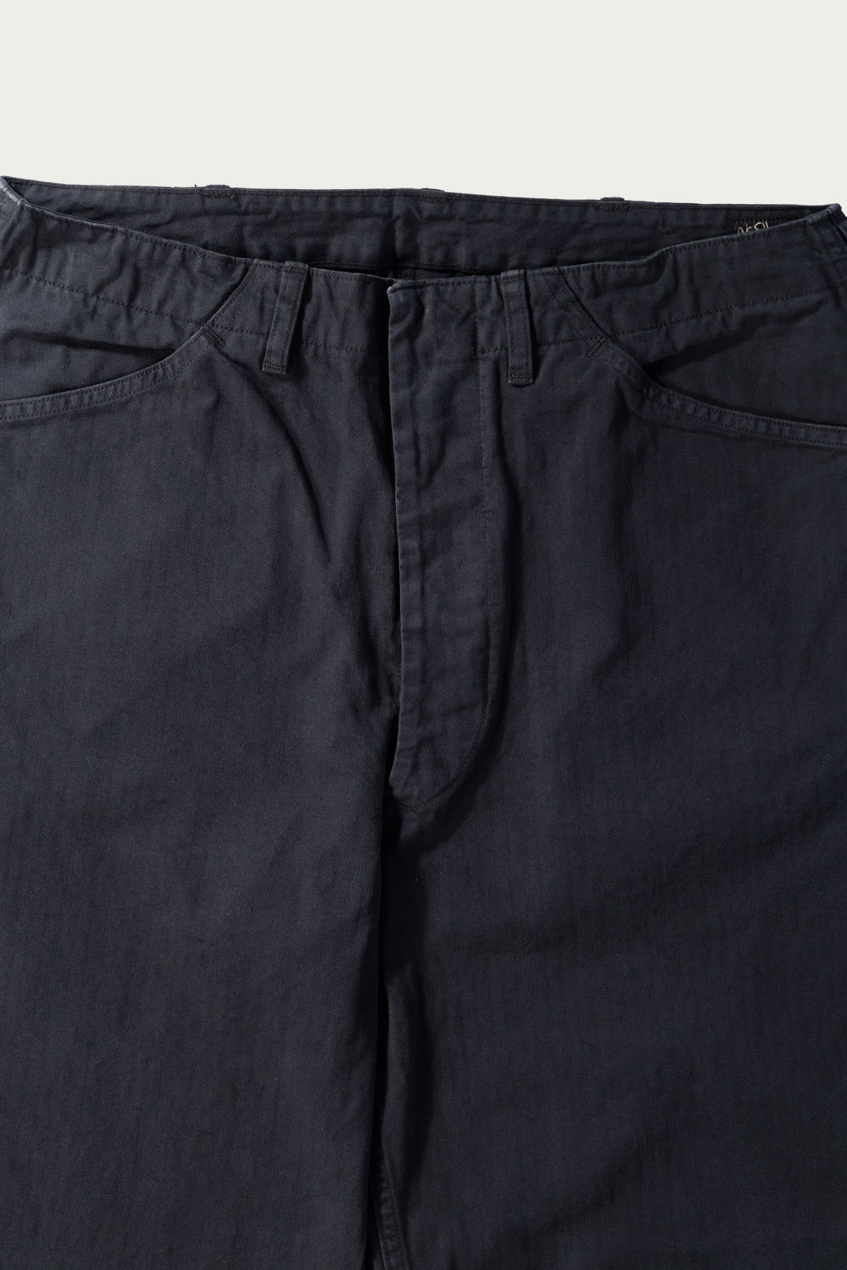 orSlow - USMC Herringbone Wide Fit Utility Trousers - Black - Canoe Club