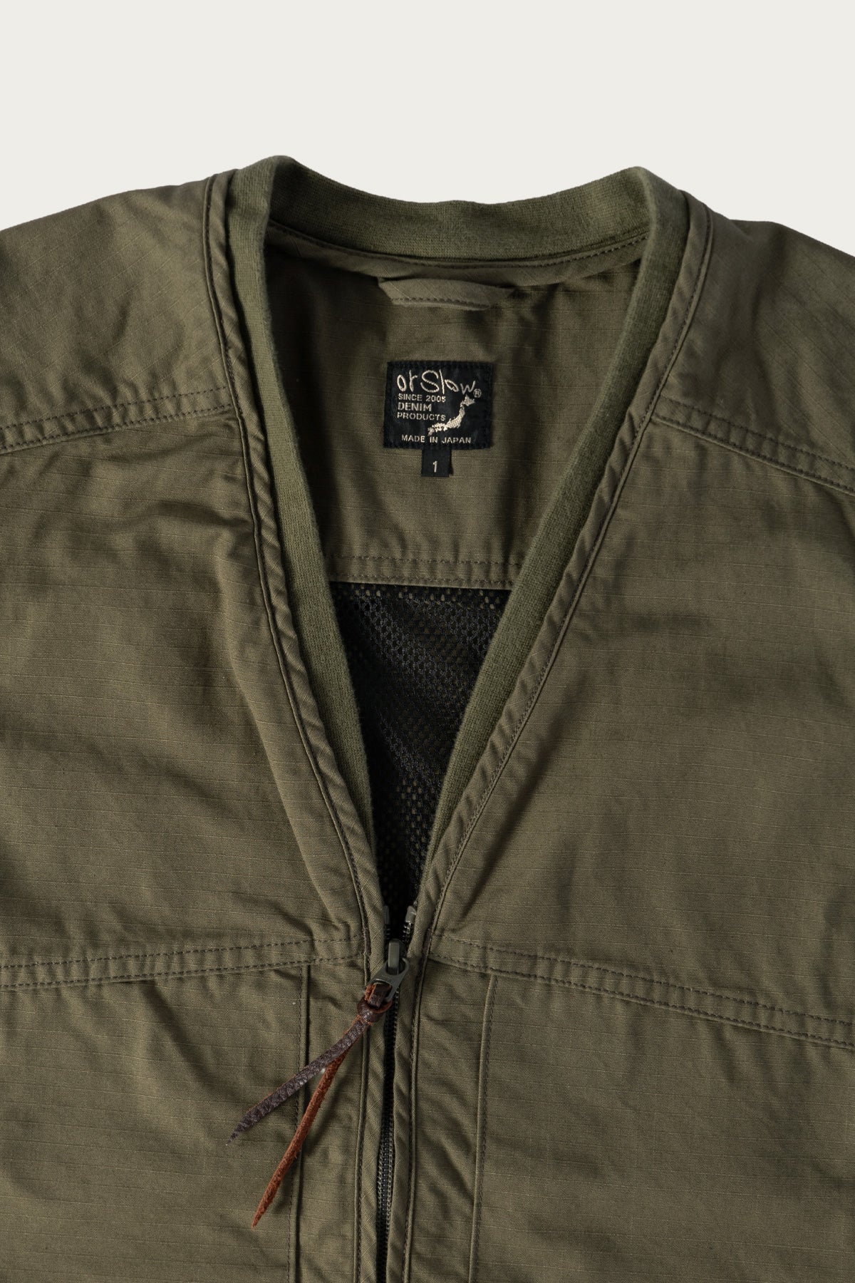 orSlow - Utility Vest - Army Green - Canoe Club