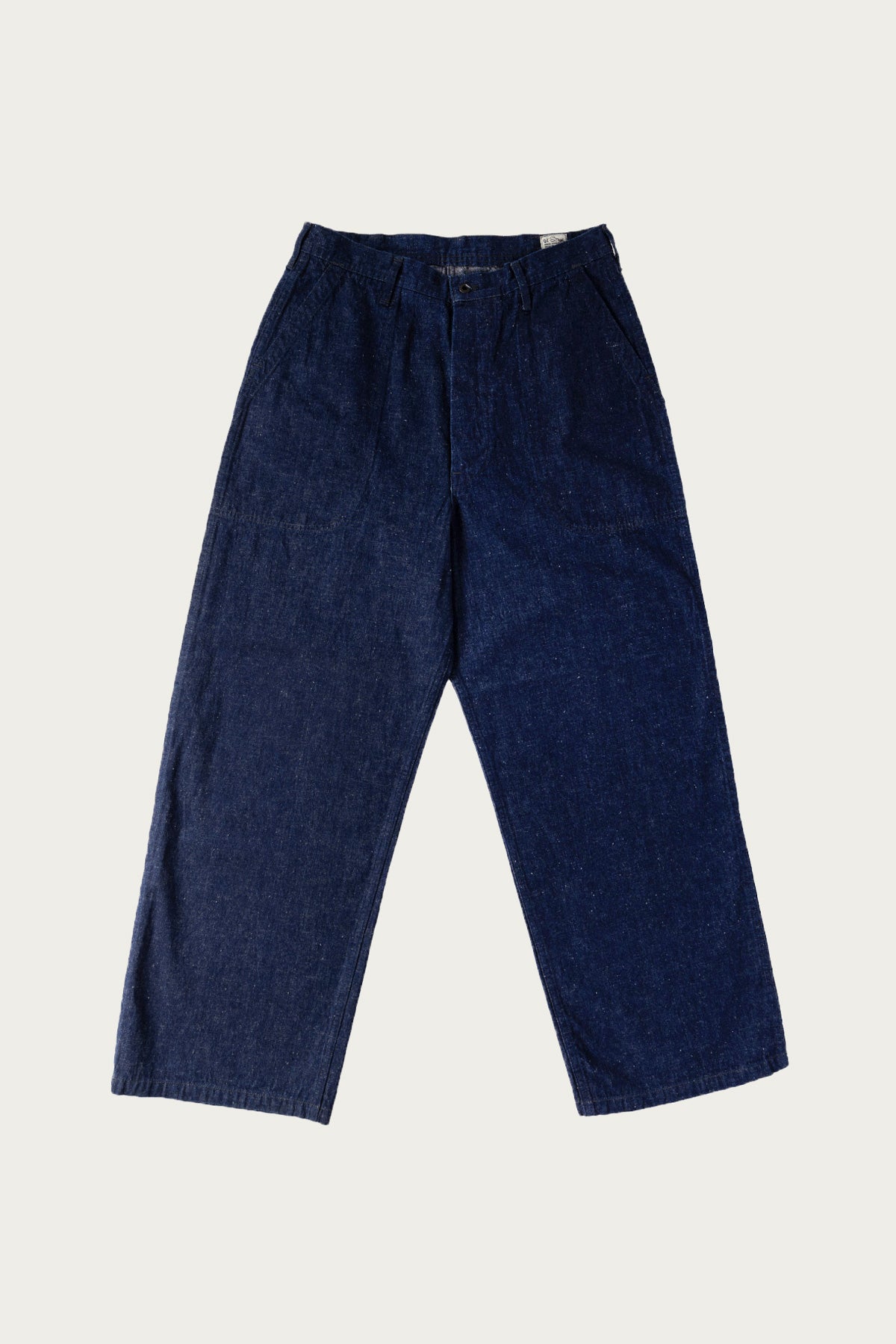 orSlow - Wide Fit US Navy Denim Utility Pants - One Wash - Canoe Club