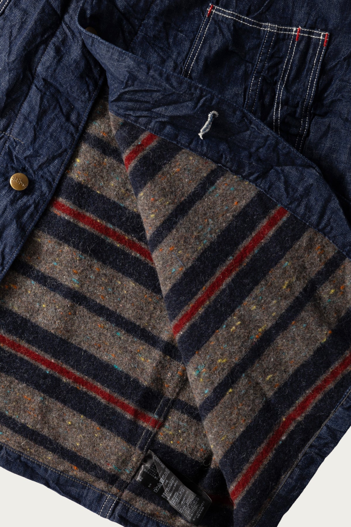 orSlow - Wool Liner Relax Fit Denim Coverall - One Wash - Canoe Club