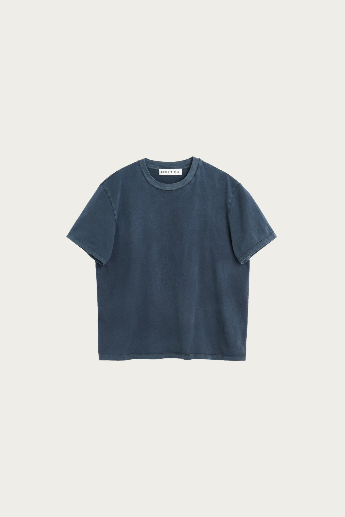 Our Legacy - Box T-Shirt - Worn Blue Legacy Jersey - Canoe Club