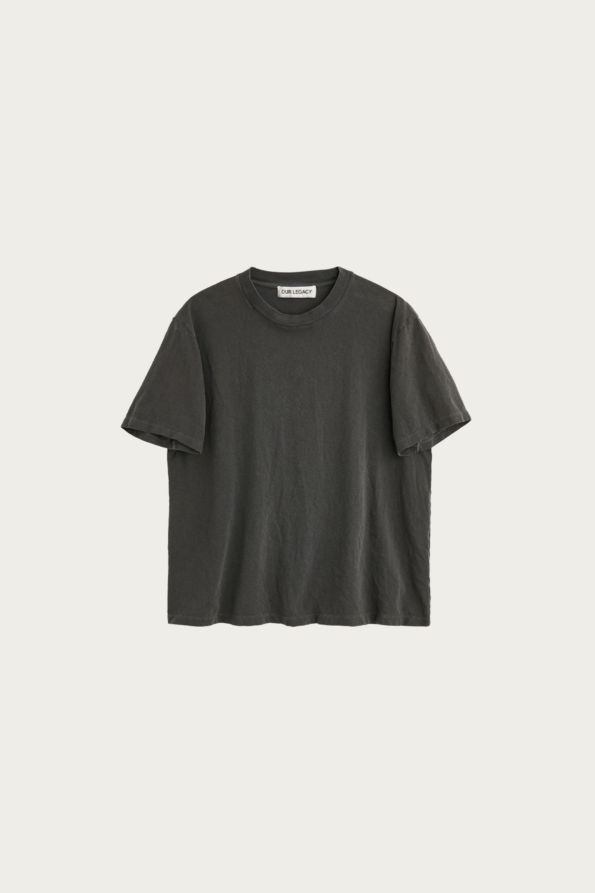 Our Legacy - Box T-Shirt - Worn Graphite Legacy Jersey - Canoe Club