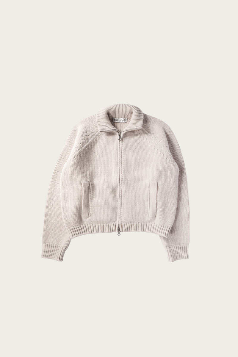 Our Legacy Ultra Zip Cardigan | Bone Low Twist Merino | Canoe Club