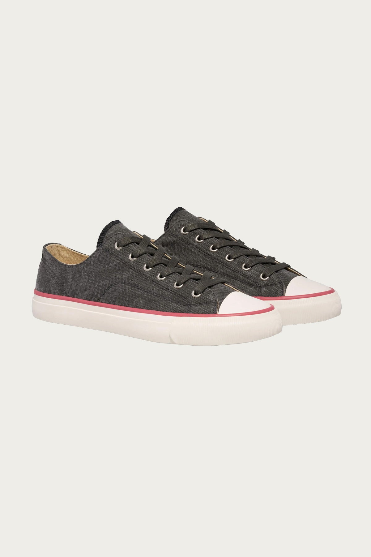 P.F. Flyers - All-American Lo - Black/Crimson - Canoe Club