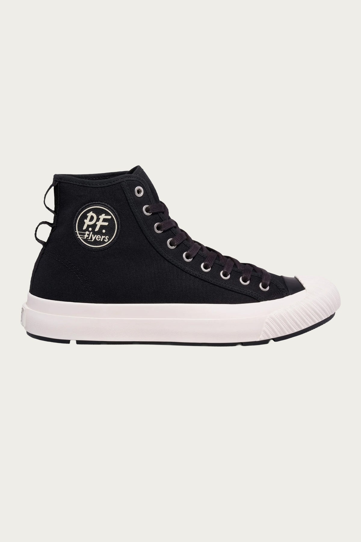 P.F. Flyers - Grounder Hi - Black/Sea Salt - Canoe Club