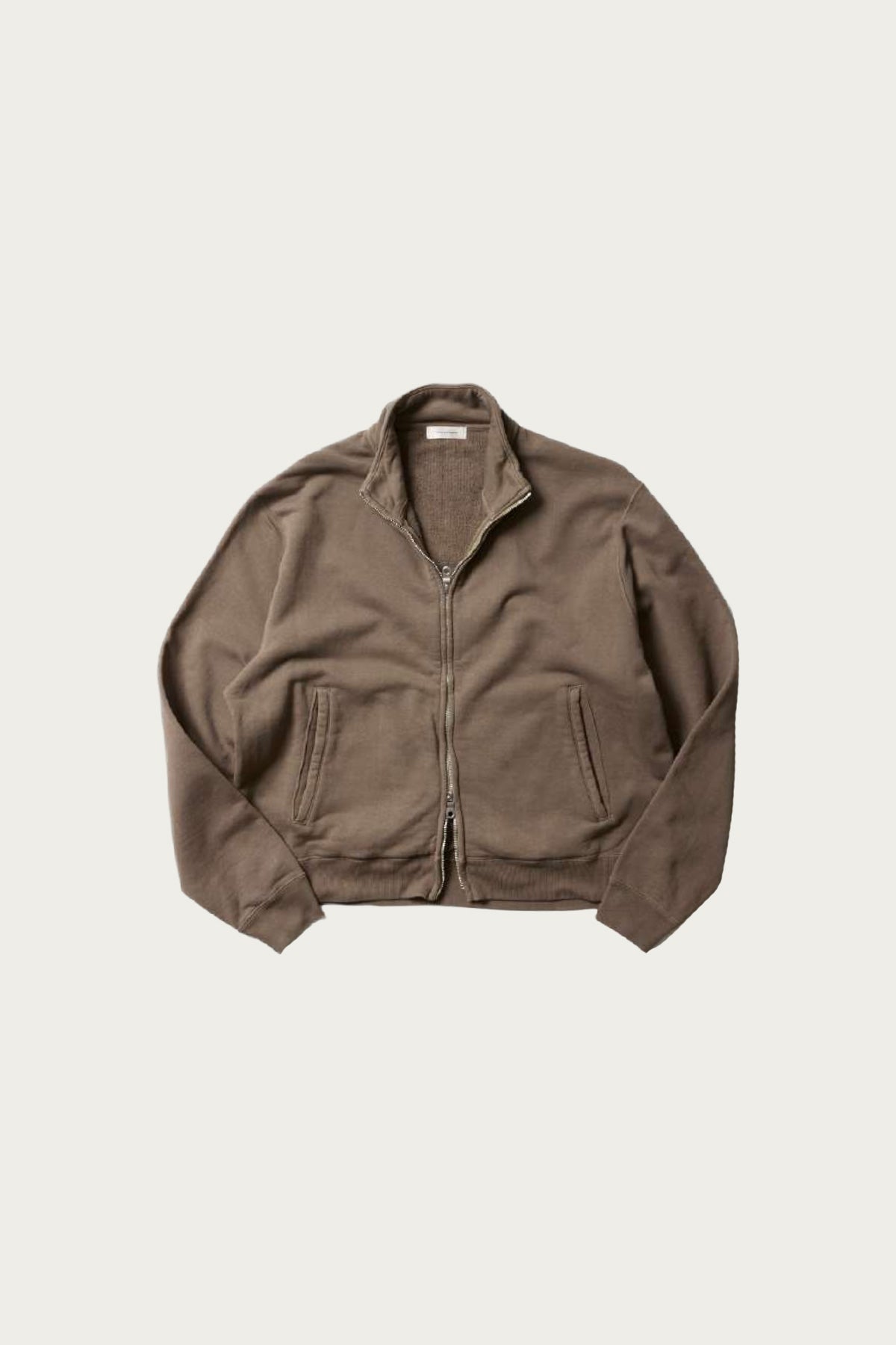 Places & Spaces - Loopwheel Track Jacket - Brown - Canoe Club