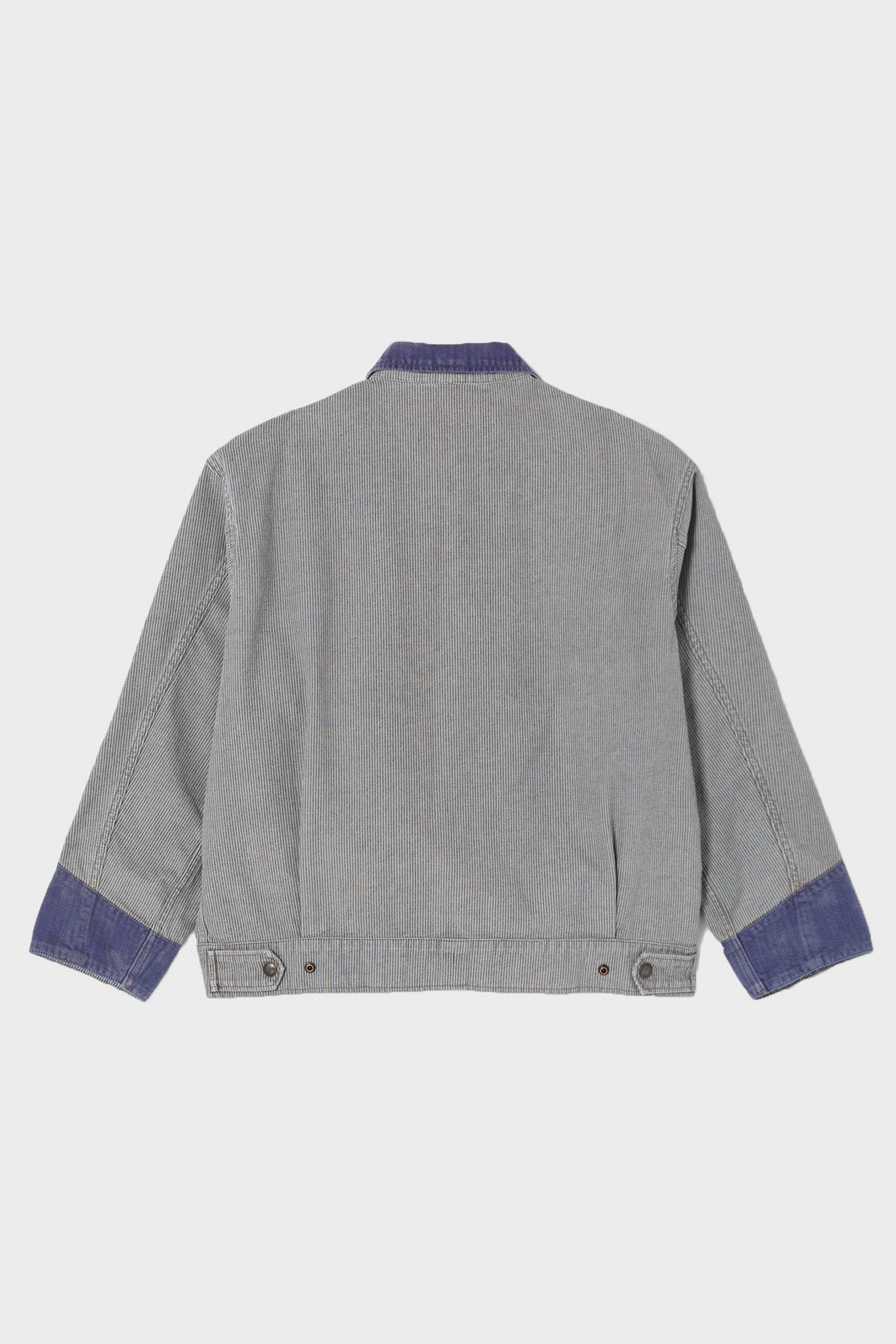 RE/DONE - Milk Man Jacket - Cement Pin Stripe/Navy - Canoe Club