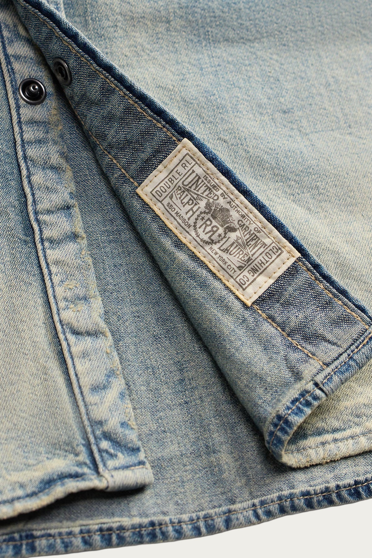 RRL - 2x Denim Western Shirt - Addington Wash - Canoe Club