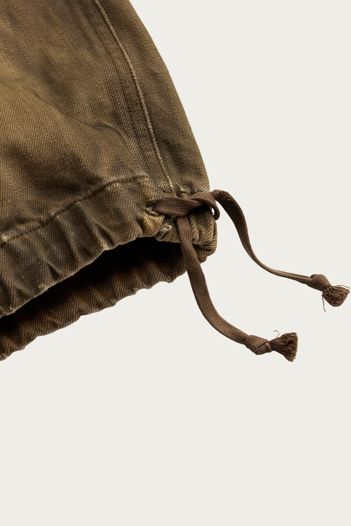 RRL - Cotton 3x1 Denim Kenton Work Pant - Distressed Brown - Canoe Club
