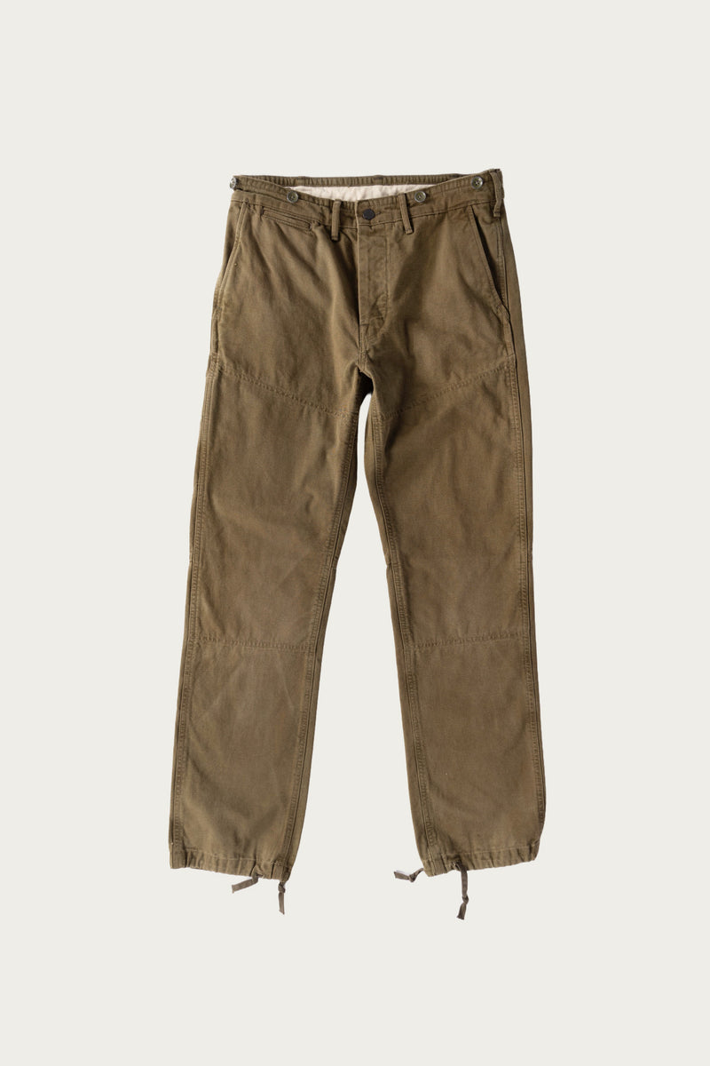 RRL Cotton Canvas Curtis Work Pant | Olive | Canoe Club