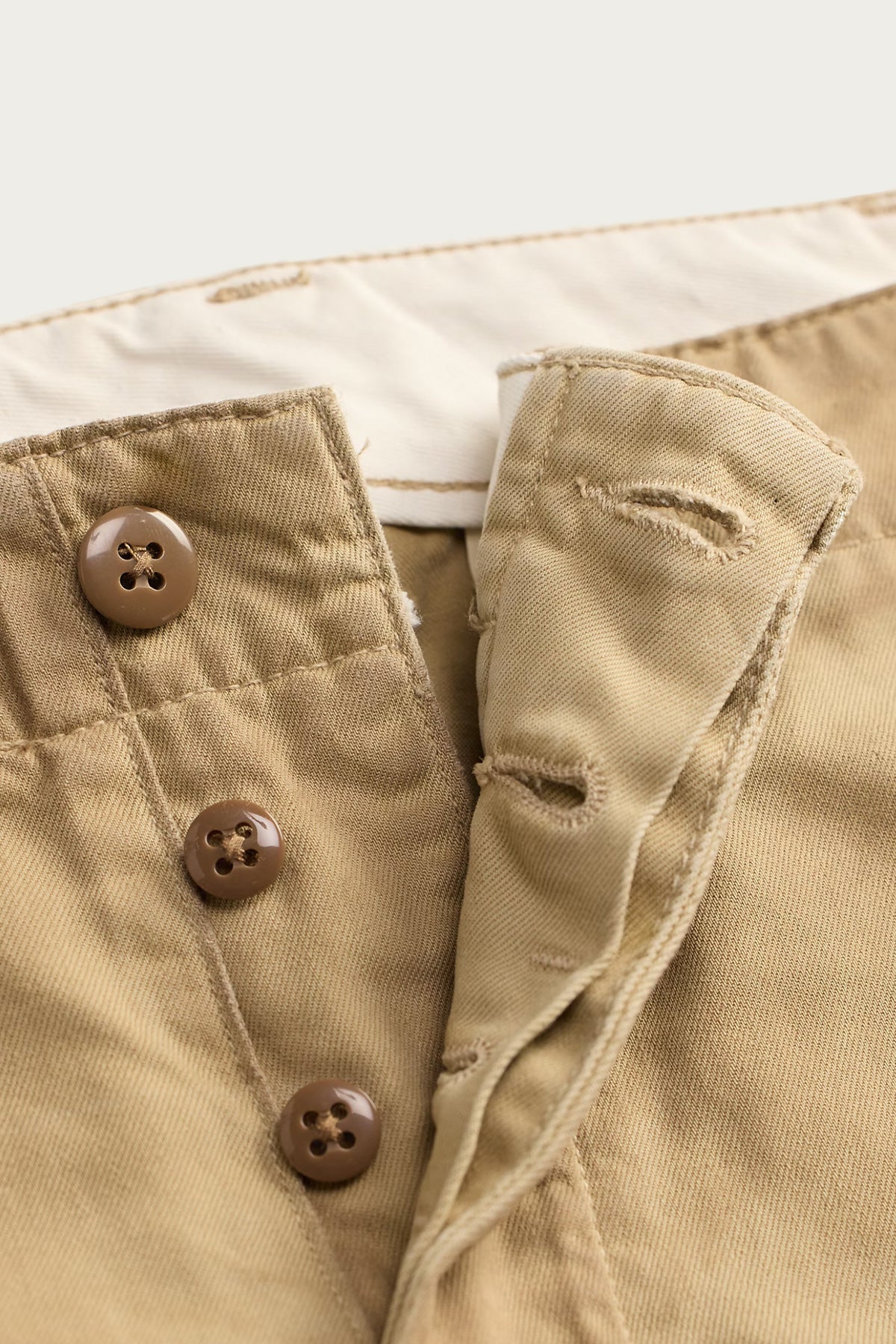 RRL - Distressed Chino Field Pant - New Khaki - Canoe Club