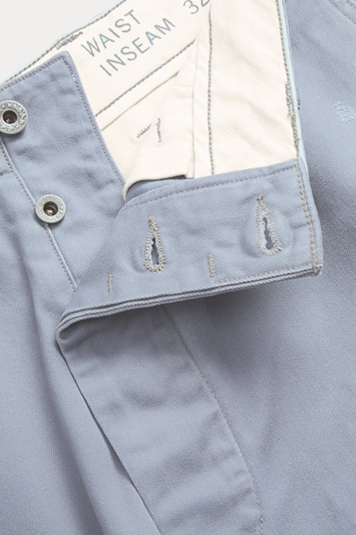 RRL - Distressed Field Chino Pant - Steel Blue - Canoe Club