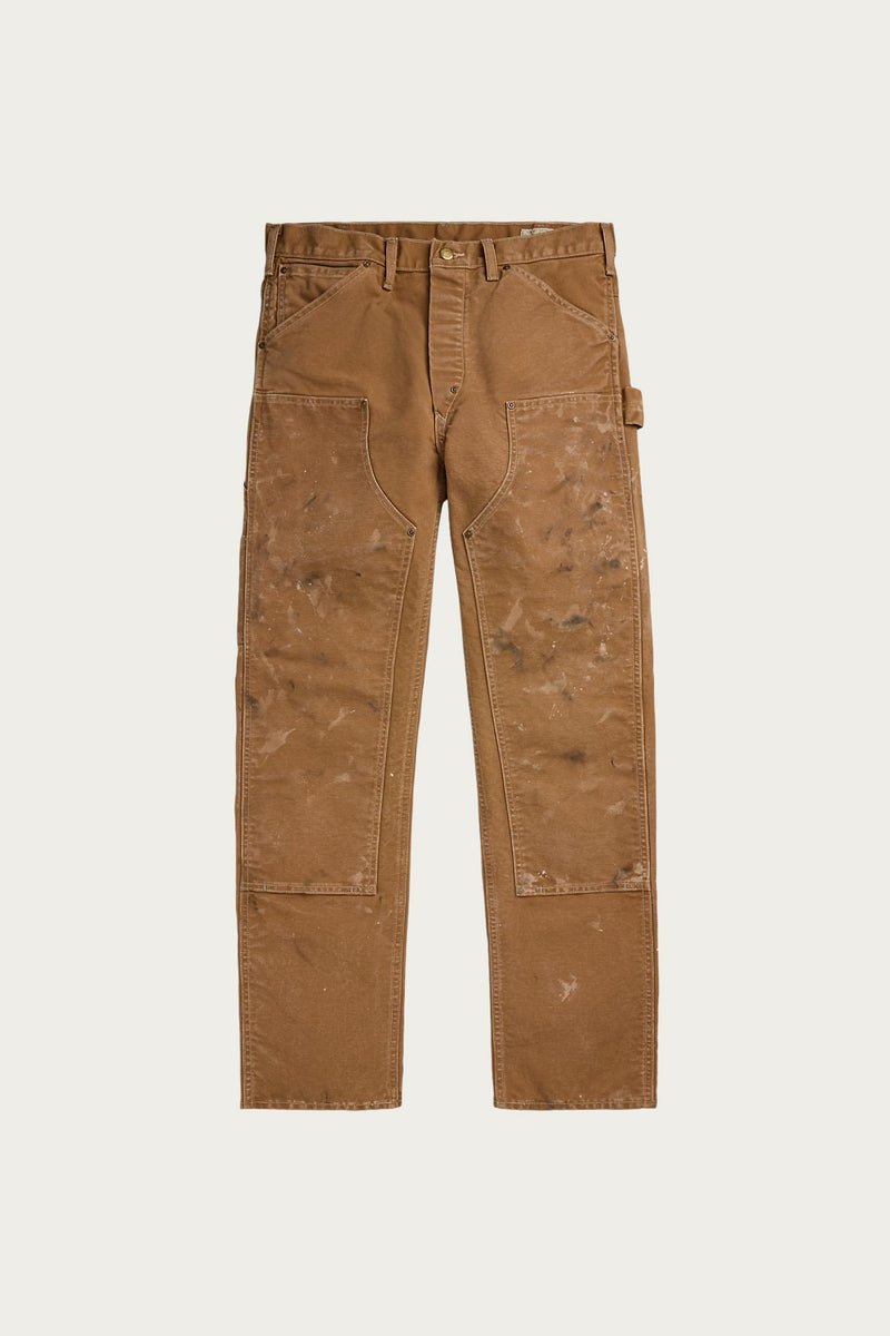 パンツ RRL Carpenter Pants made in USA size30 RRL Engineer Fit Distressed Carpenter Pant | Khaki | Canoe Club