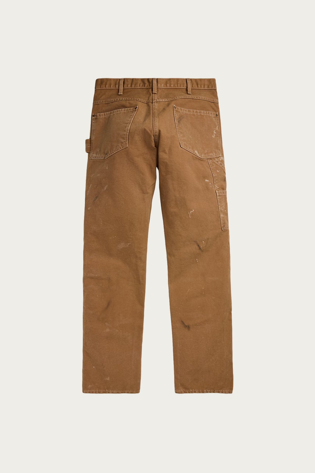 RRL - Engineer Fit Distressed Carpenter Pant - Khaki - Canoe Club