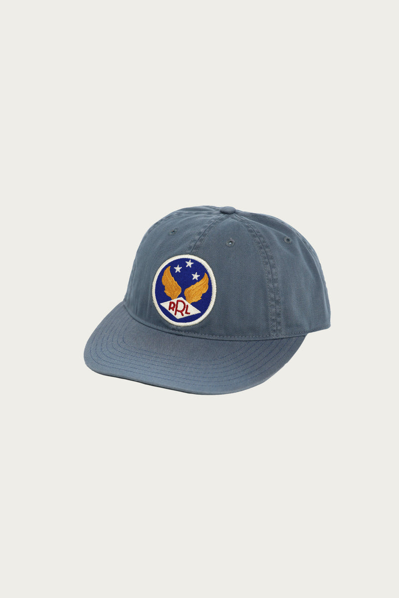 RRL Garment-Dyed Twill Ball Cap | Midnight Blue | Canoe Club