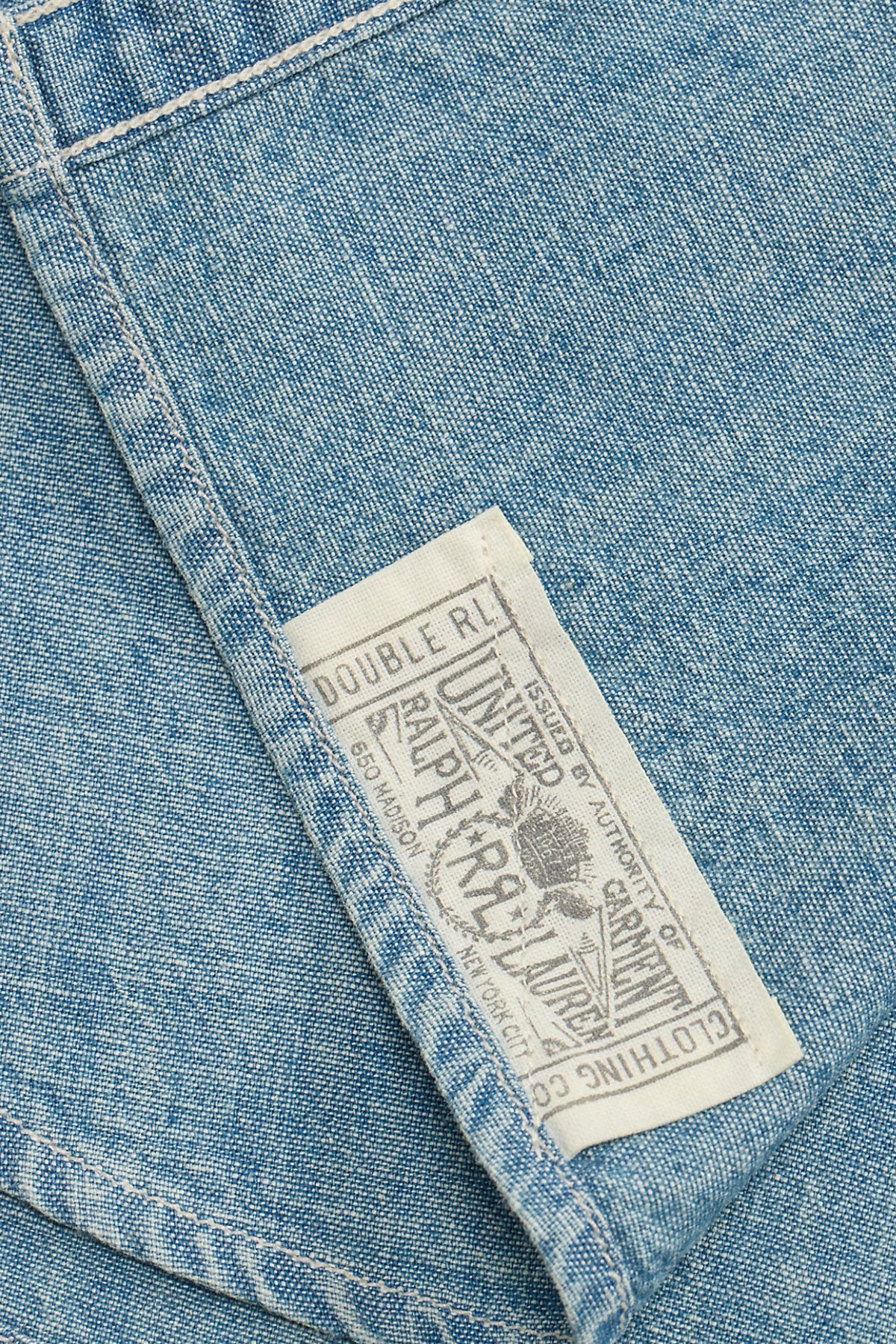 RRL - Indigo Chambray Workshirt - Medium Wash - Canoe Club