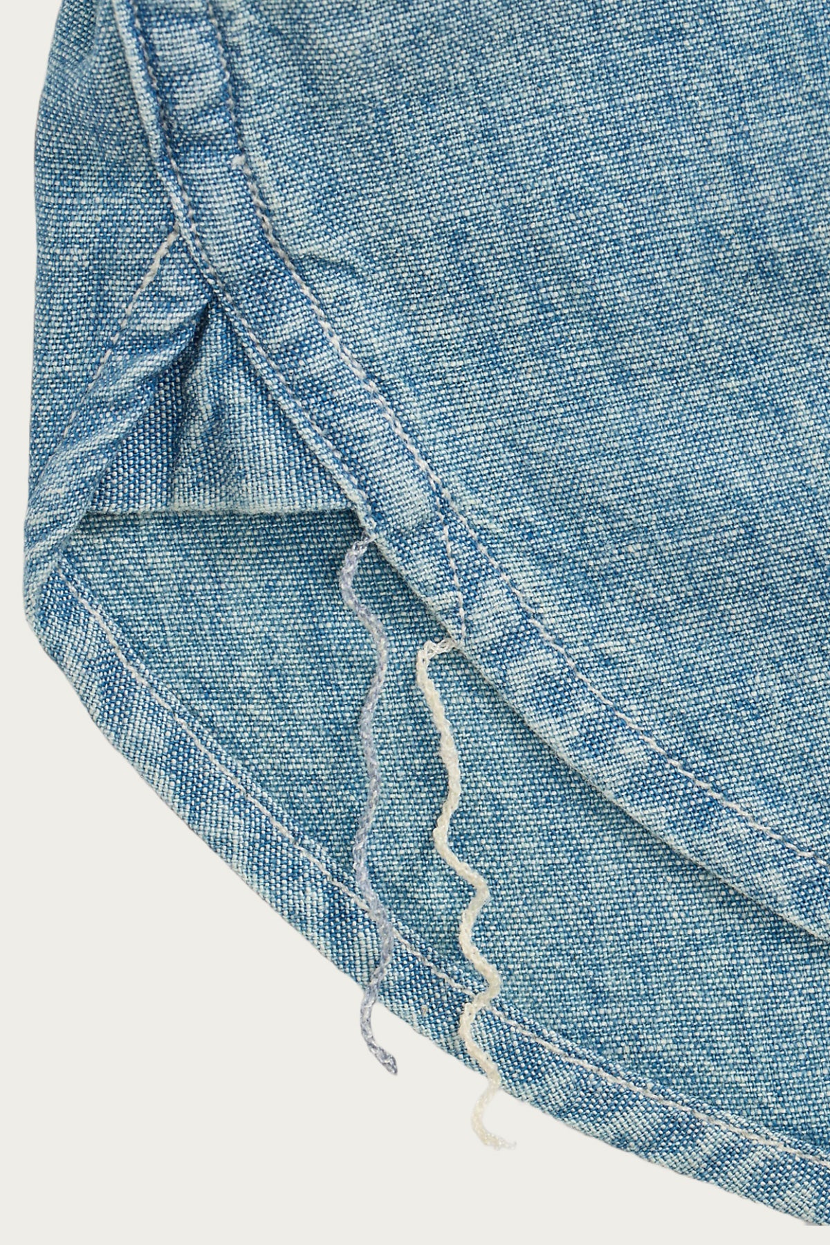 RRL - Indigo Chambray Workshirt - Medium Wash - Canoe Club