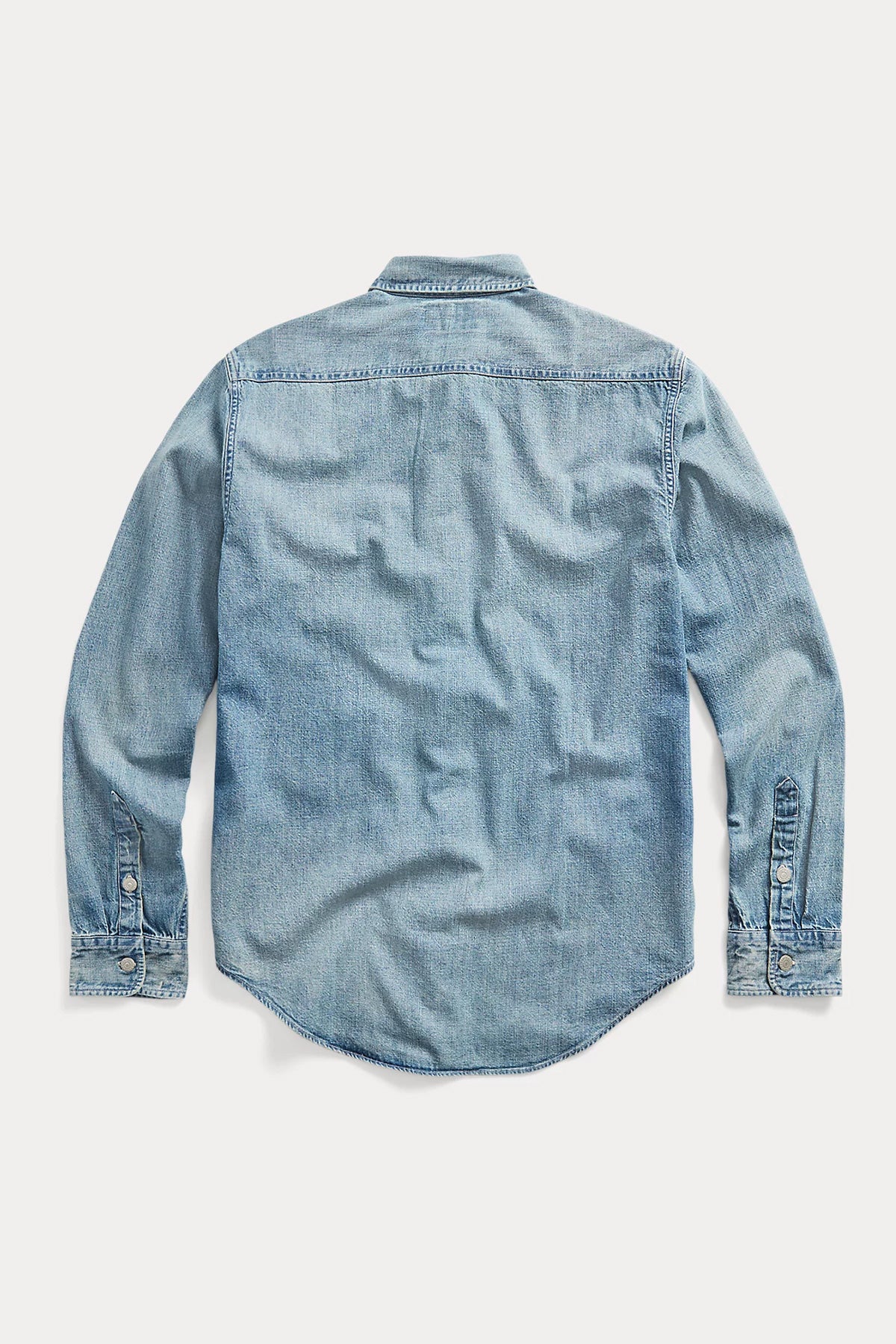 RRL - Indigo Denim Workshirt - Clearfield Wash - Canoe Club