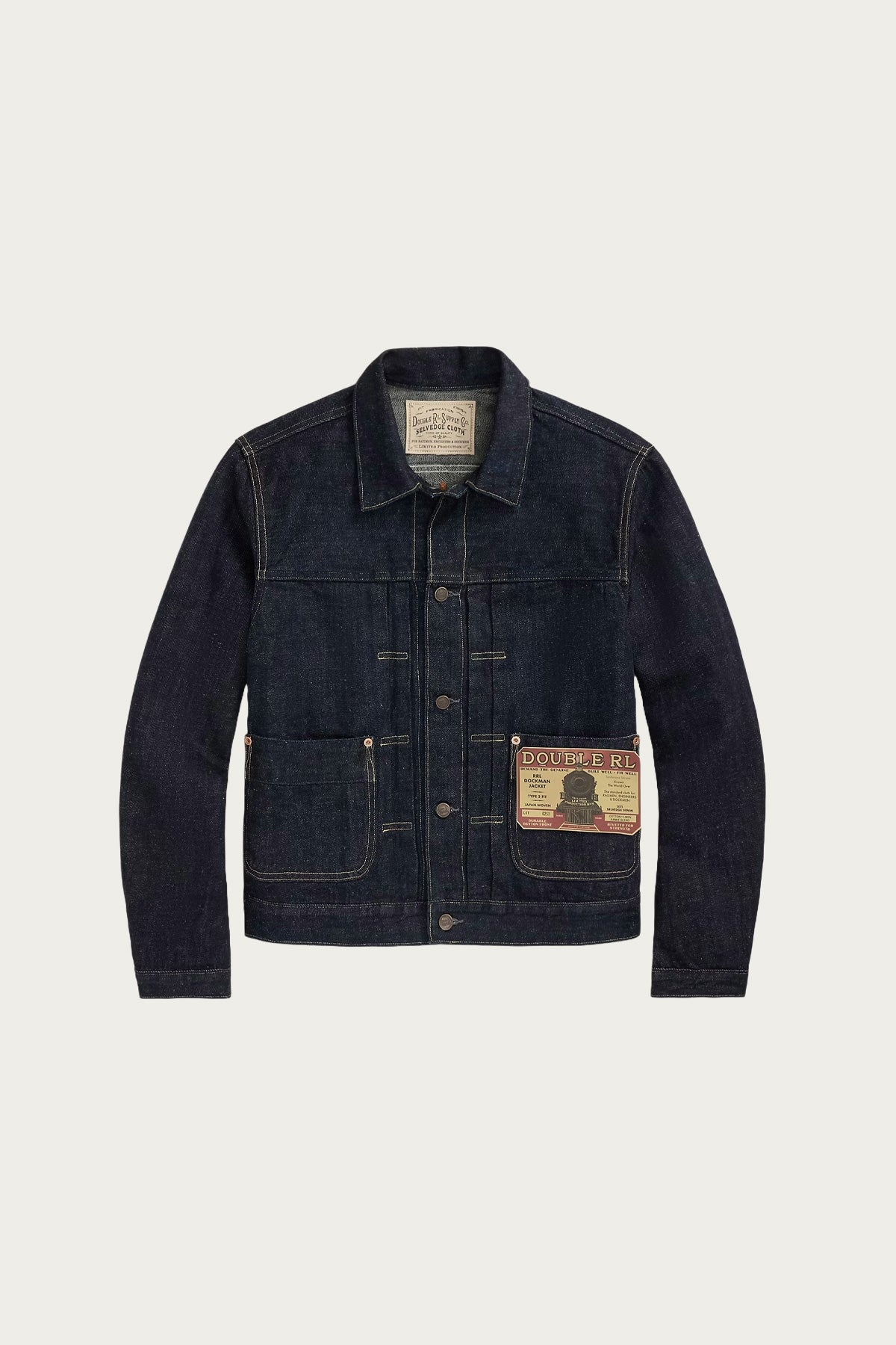 RRL - Limited-Edition Embroidered Denim Jacket - Rinse - Canoe Club