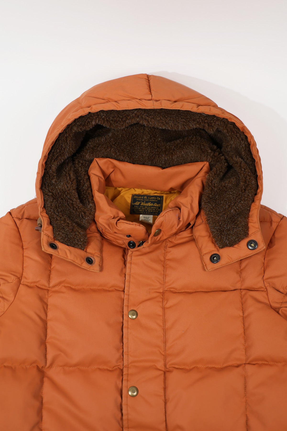 RRL - Nylon Sherpa Parka - Orange - Canoe Club