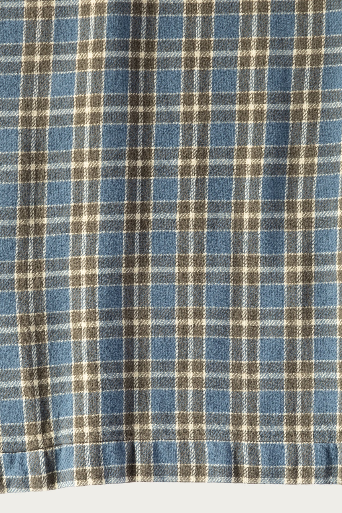 RRL - Plaid Twill Workshirt - Blue/Grey - Canoe Club