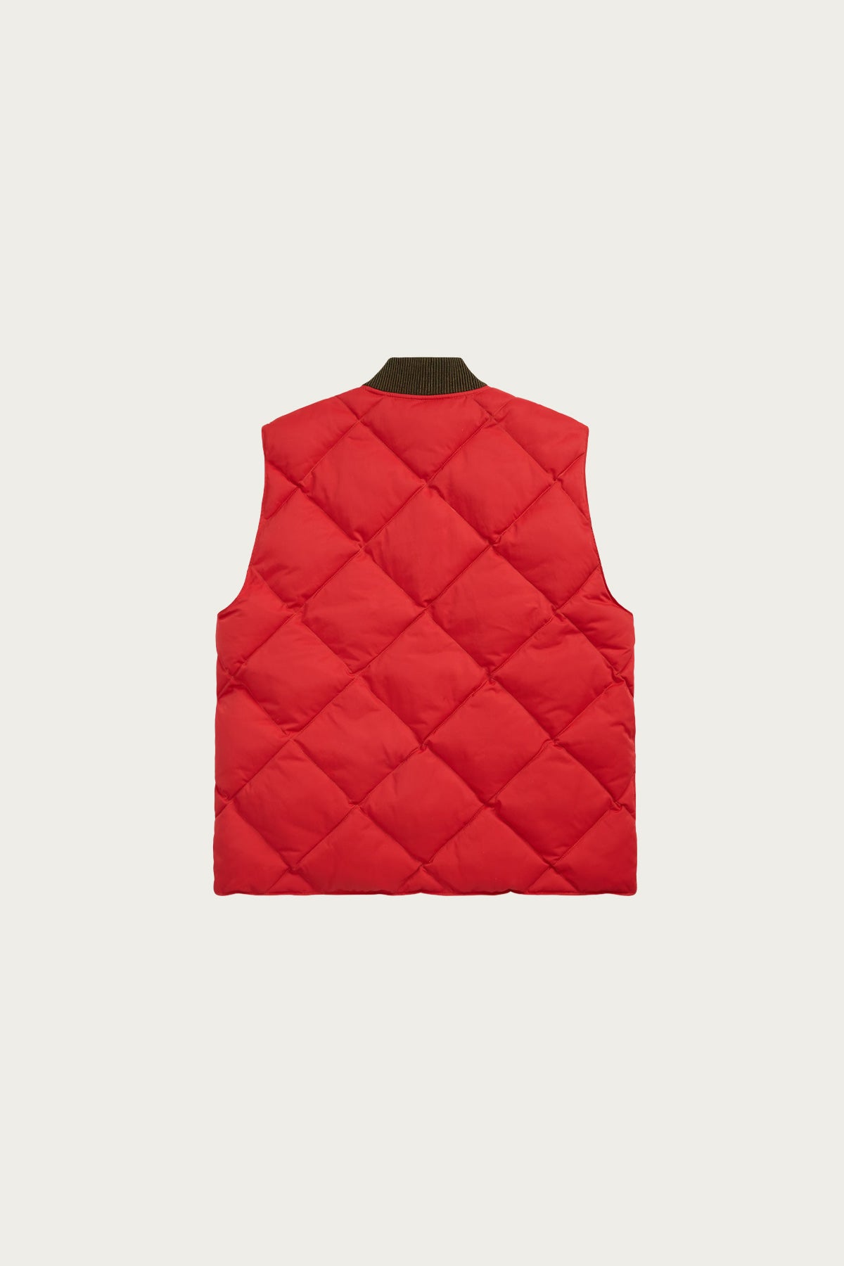 RRL - Quilted Vest - Vintage Orange - Canoe Club