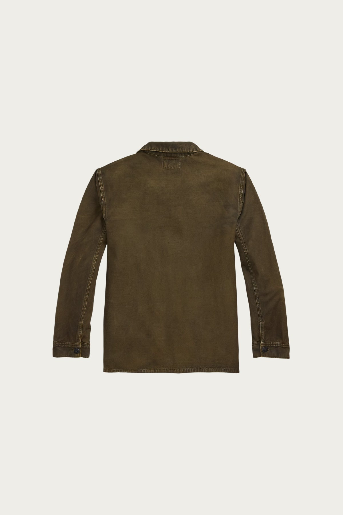 RRL - Reverse-Sateen Overshirt - Washed Brown - Canoe Club