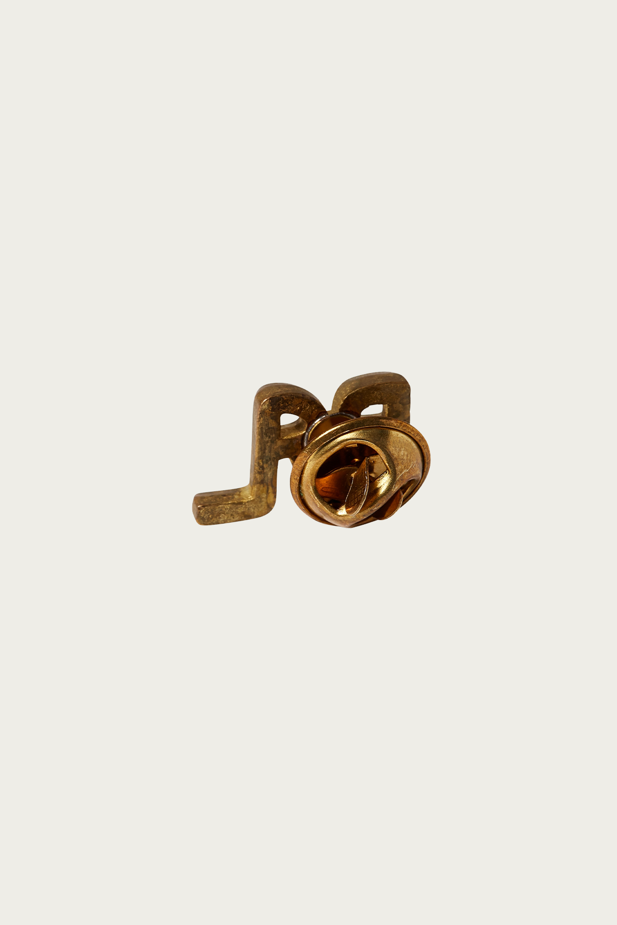 RRL - Solid Brass RRL Pin - Vintage Brass/Enamel - Canoe Club