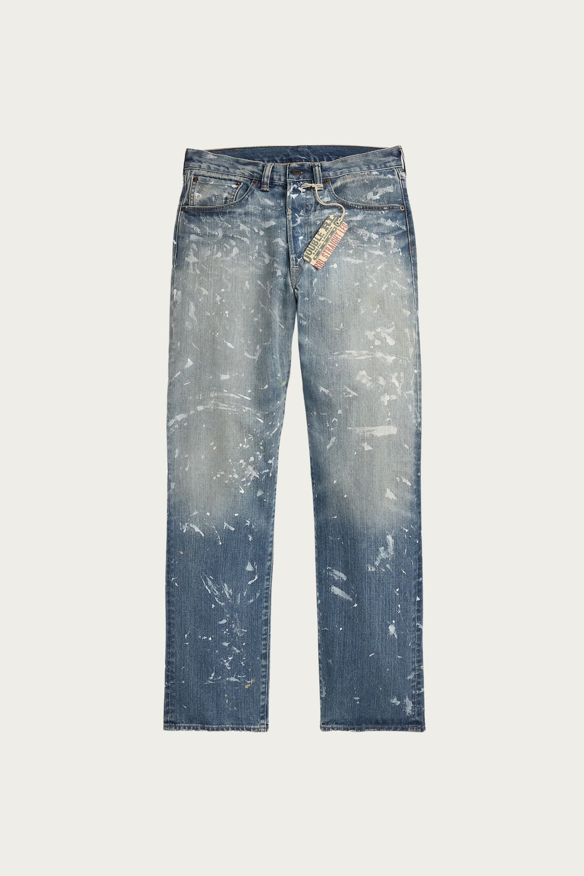 RRL - Straight Fit Fenimore Distressed Jean - Fenimore Wash - Canoe Club