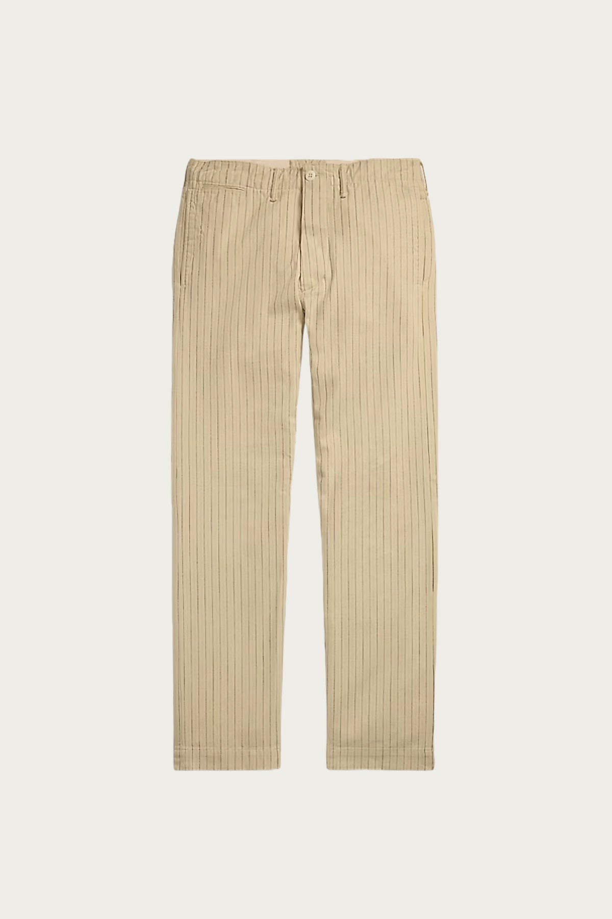 RRL - Striped Twill Officer's Pant - Cream/Multi Stripe - Canoe Club