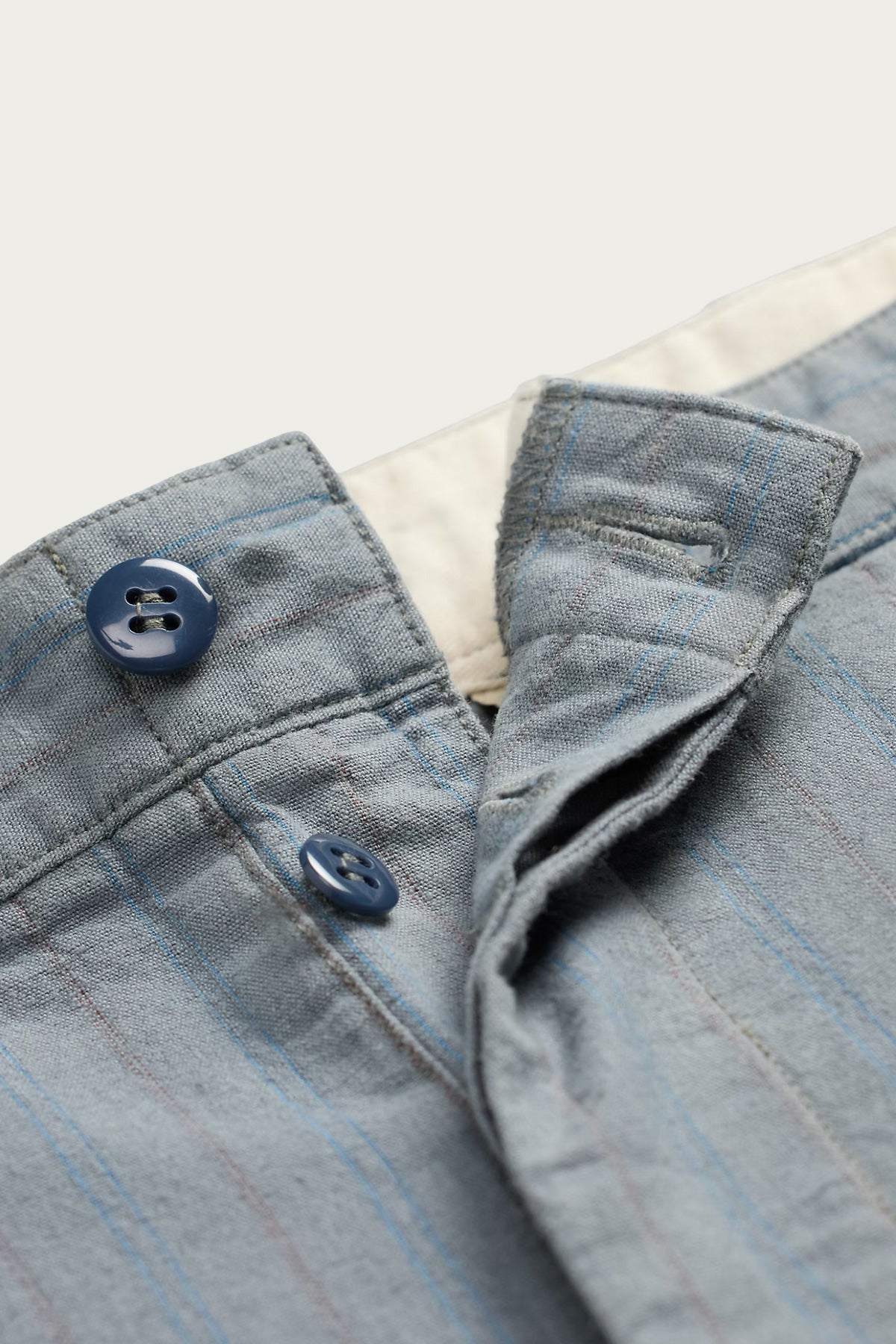 RRL - Striped Woven Field Pant - Faded Navy Stripe - Canoe Club