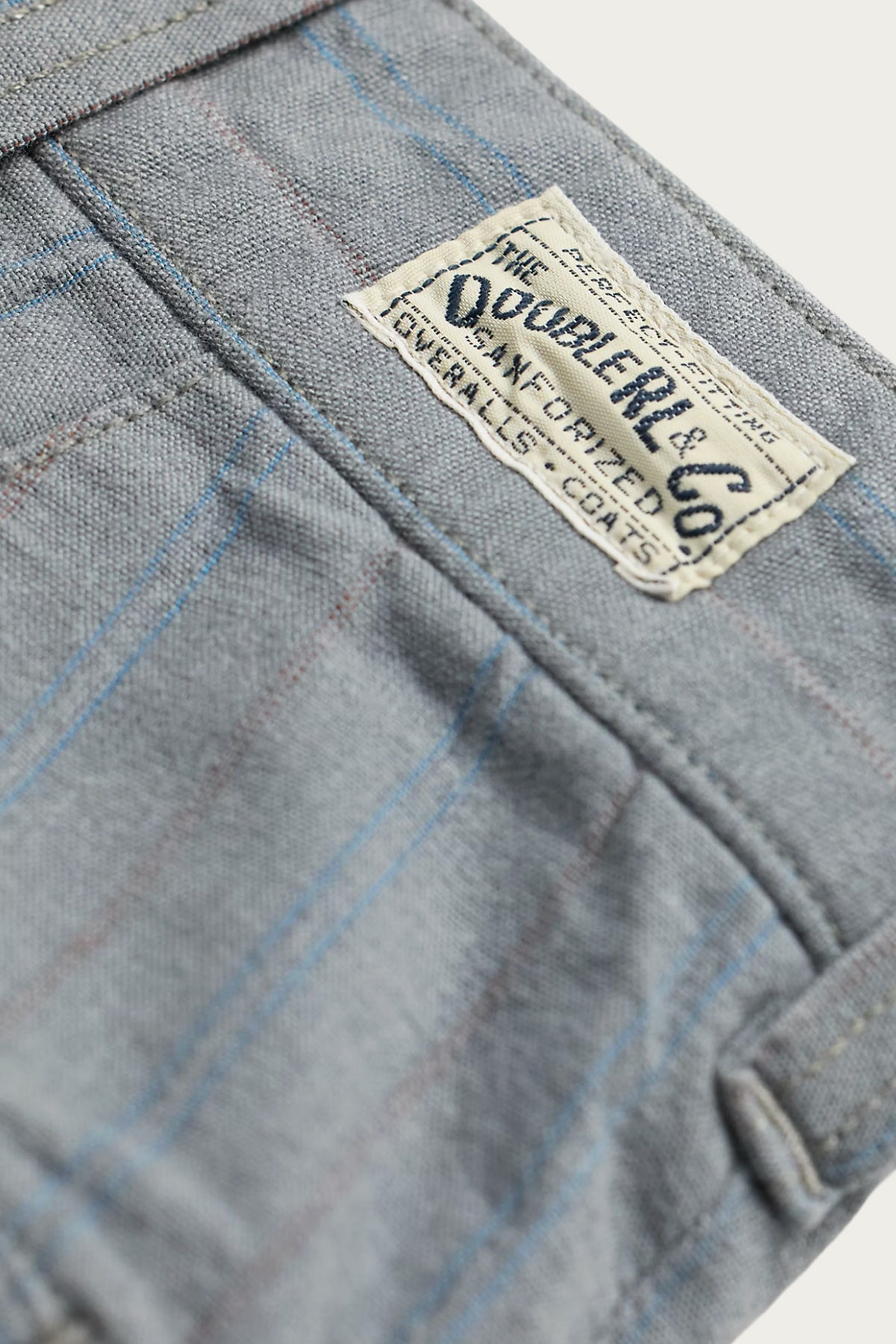 RRL - Striped Woven Field Pant - Faded Navy Stripe - Canoe Club