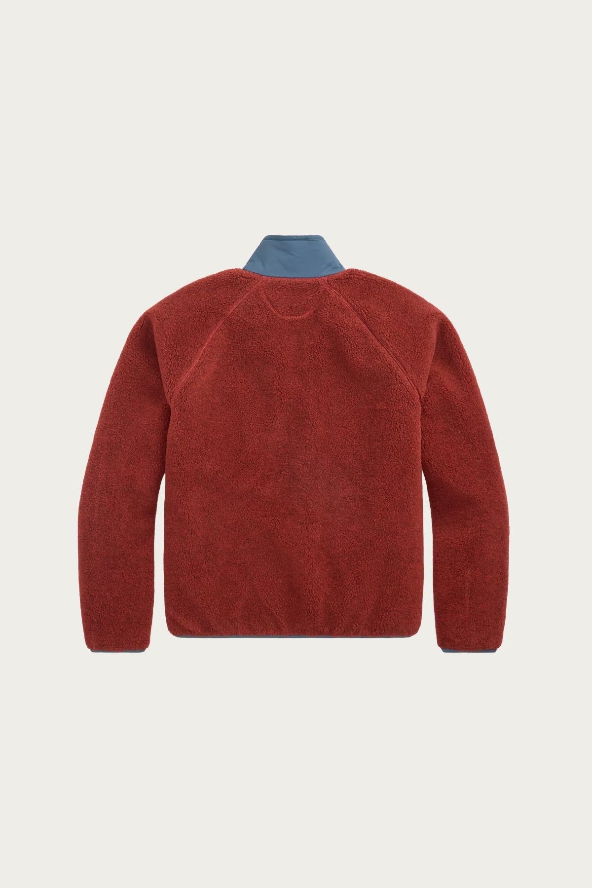 RRL - Wool-Blend Pile Fleece Jacket - Red Heather - Canoe Club