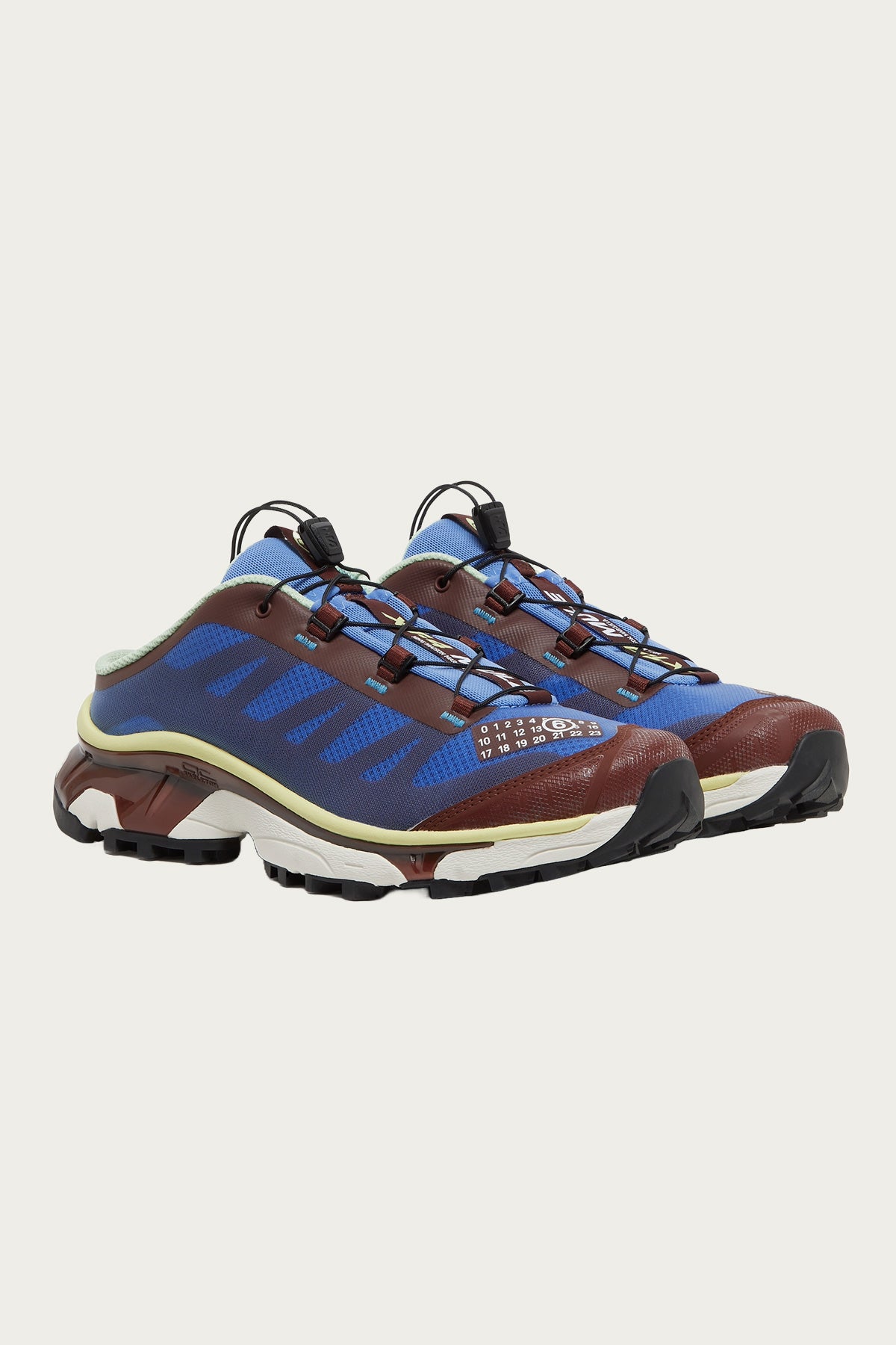 MM6 Maison Margiela - XT4 Mule 2 x MM6 Maison Margiela - Ultramarine Blue/Rum Raisin/Yellow Iris - Canoe Club
