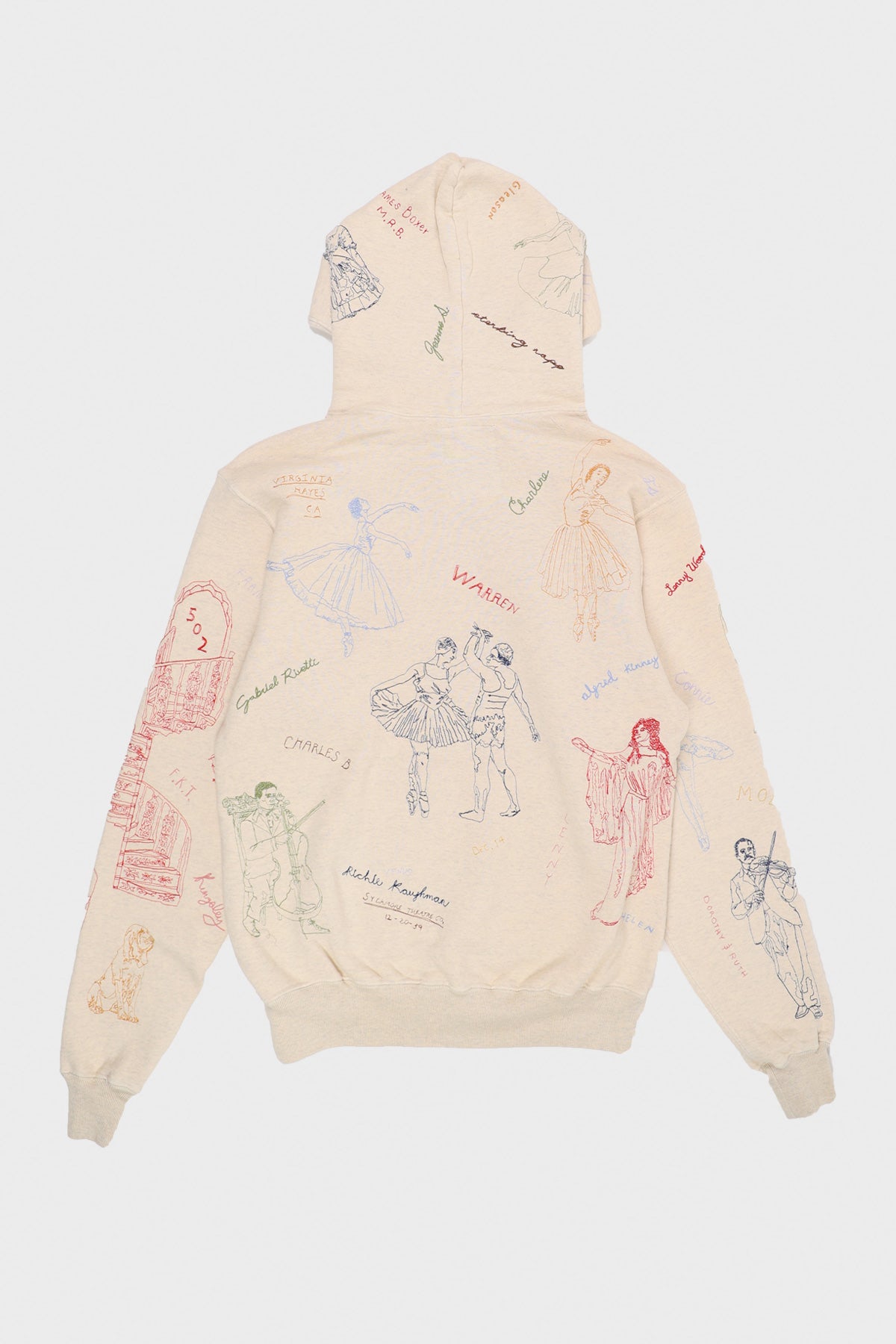 Samuel Zelig - Ballet Hoodie - Oatmeal - Canoe Club