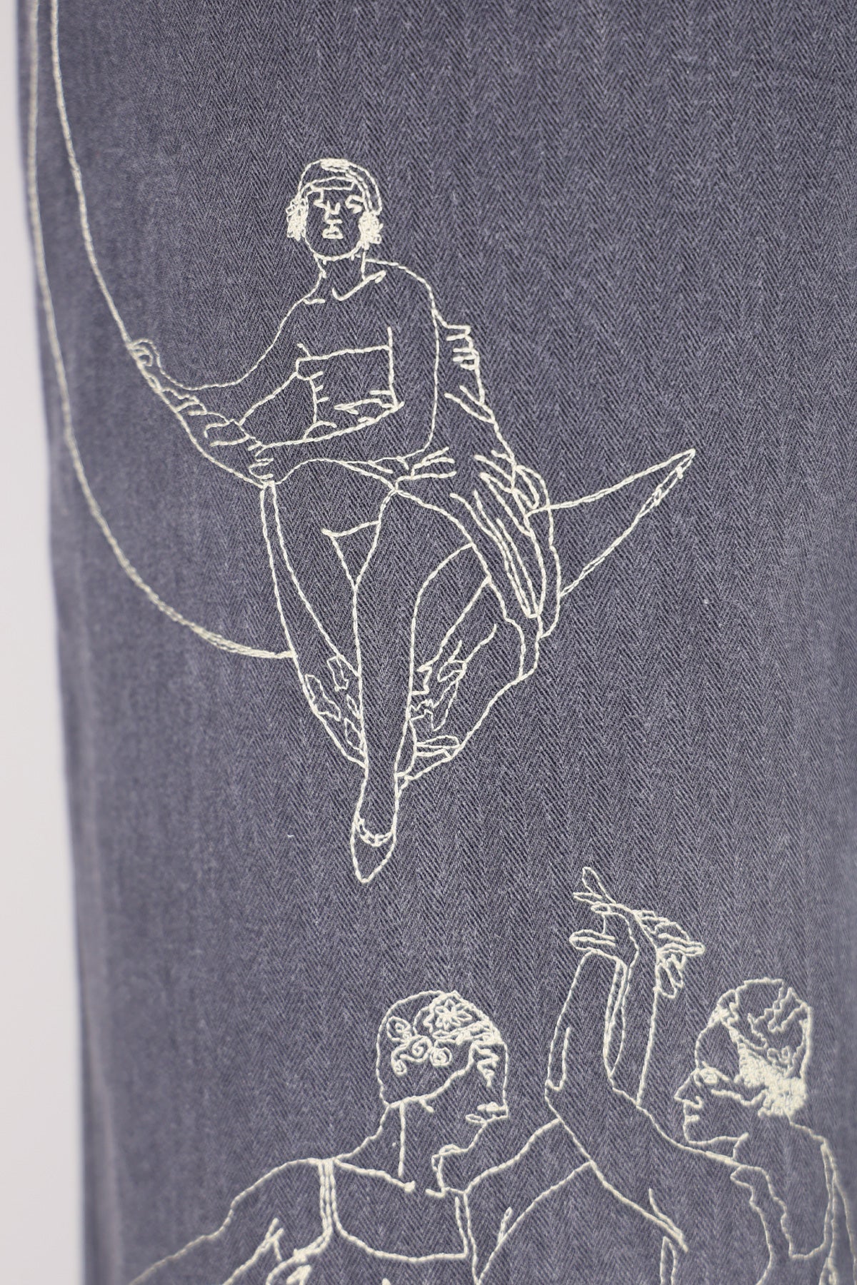 Samuel Zelig - Ballet Pant - Chore Blue - Canoe Club