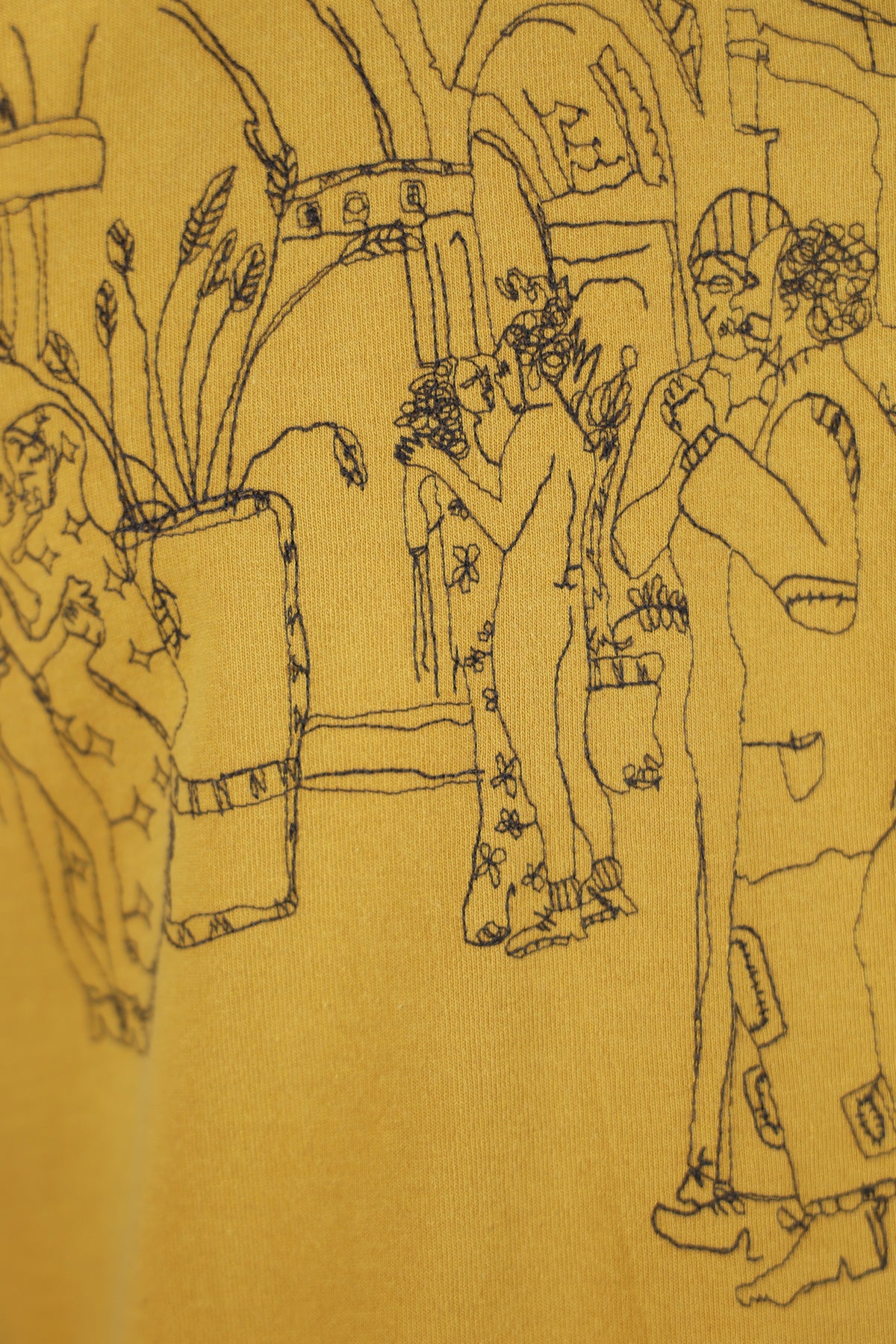 Samuel Zelig - Ballroom Tee - Mustard - Canoe Club
