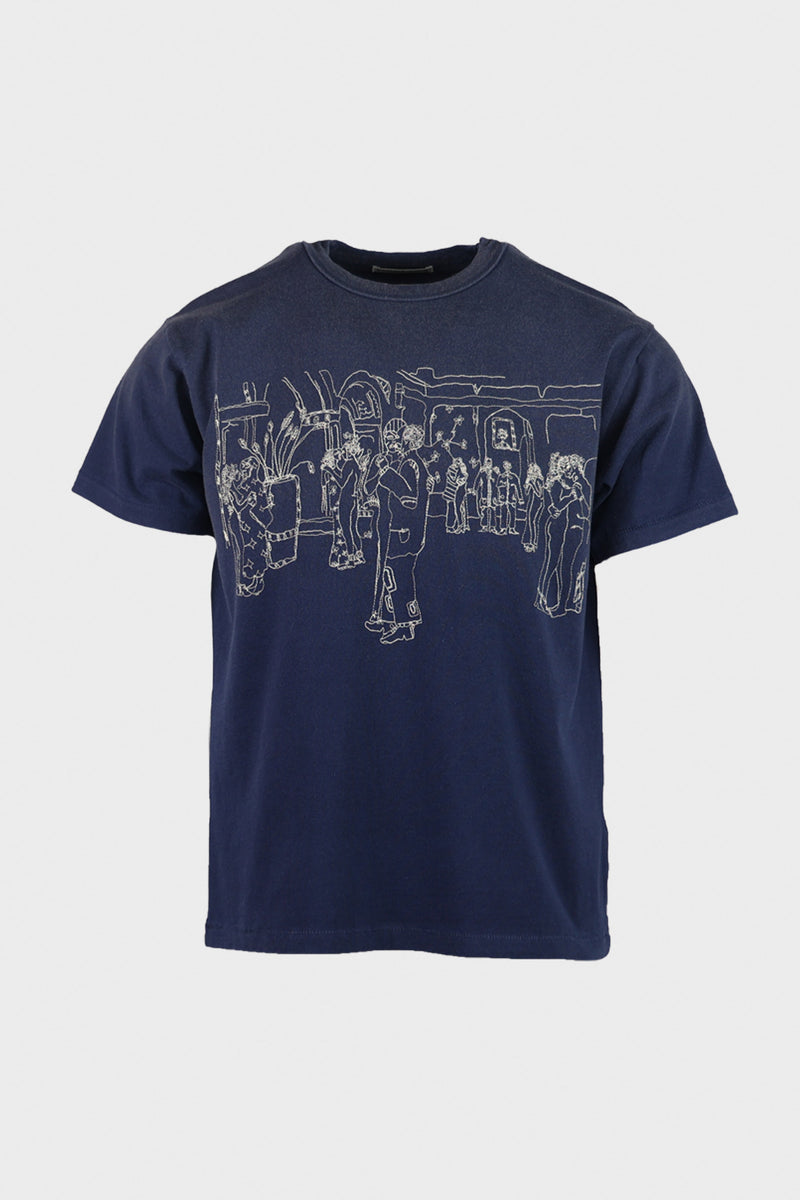 Samuel Zelig Ballroom Tee | Navy | Canoe Club