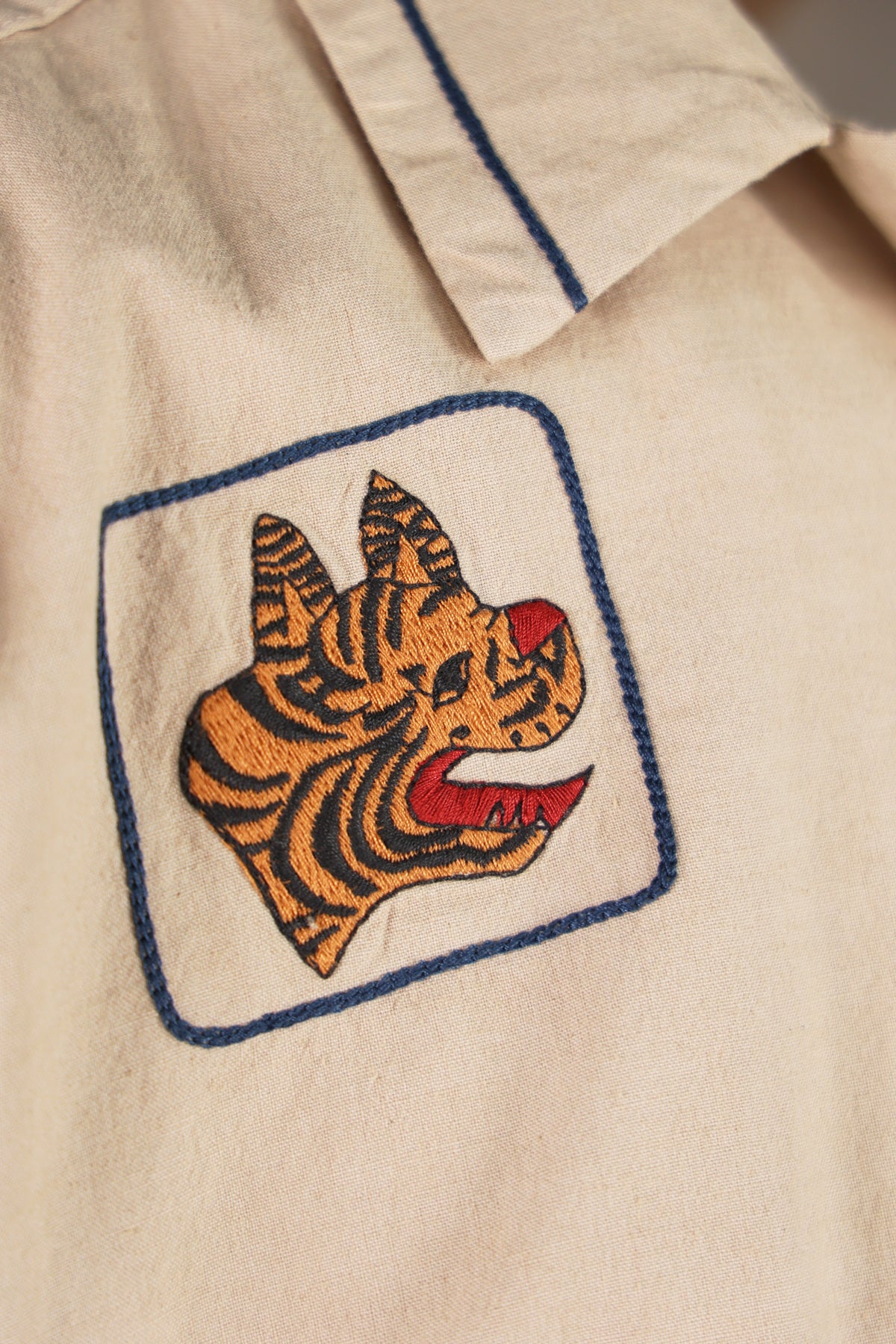 Samuel Zelig - Box Camp Shirt - Natural Tint - Canoe Club