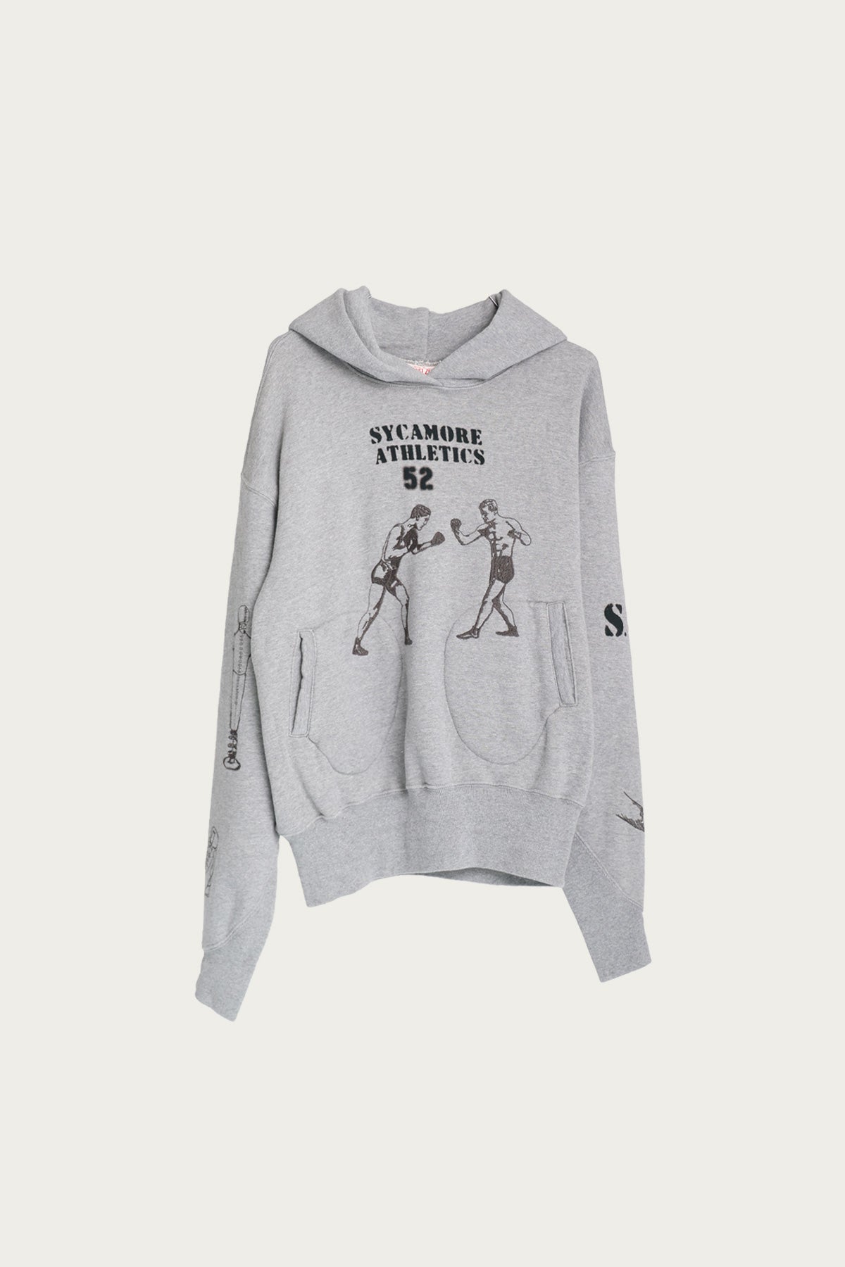 Samuel Zelig - Boxing Hoodie - Heather Grey - Canoe Club