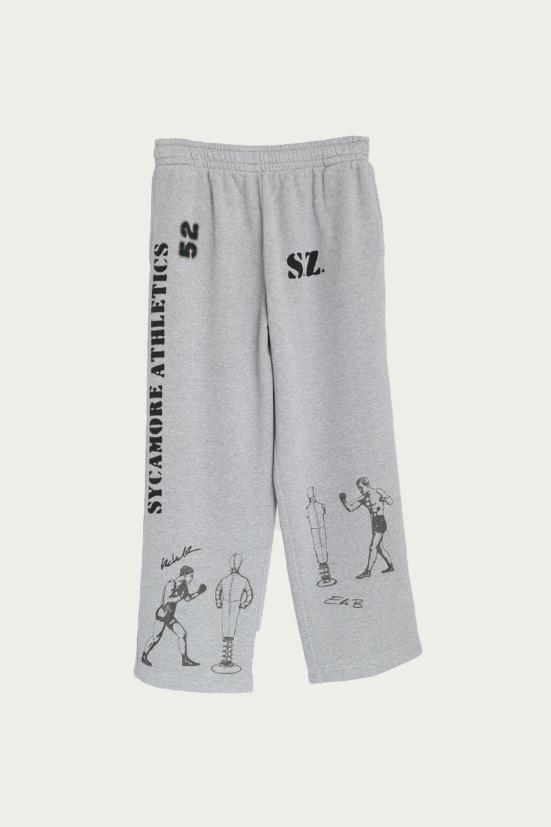 Samuel Zelig Boxing Sweatpant | Heather Grey | Canoe Club