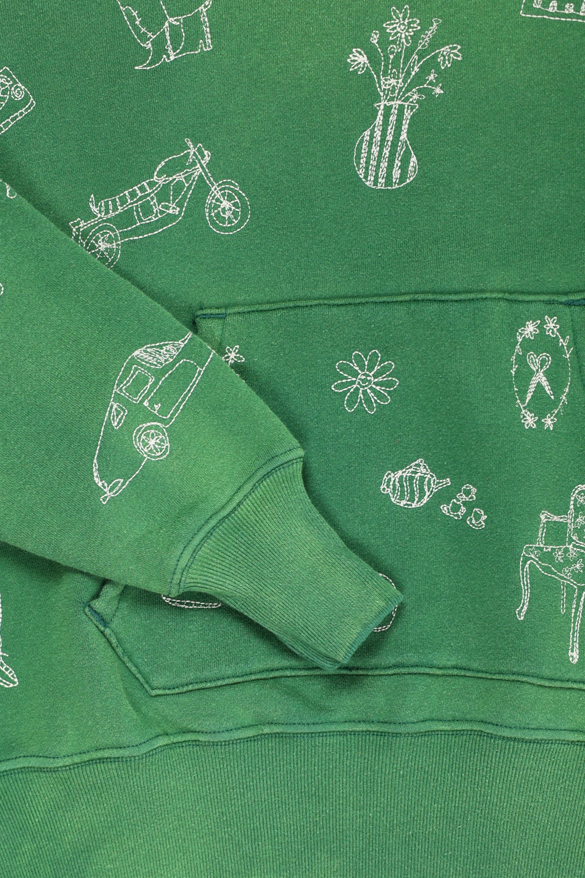 Samuel Zelig - Commune Hoodie - Vintage Green - Canoe Club