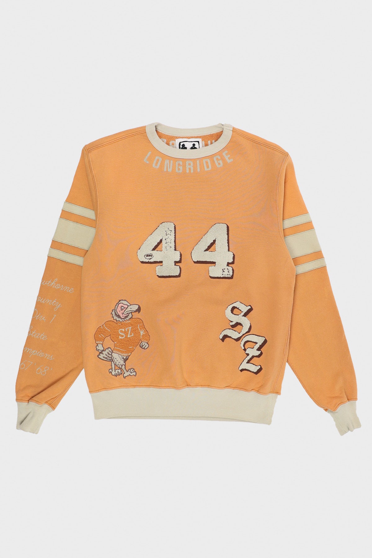 Samuel Zelig - Varsity Crewneck - Vintage Orange - Canoe Club