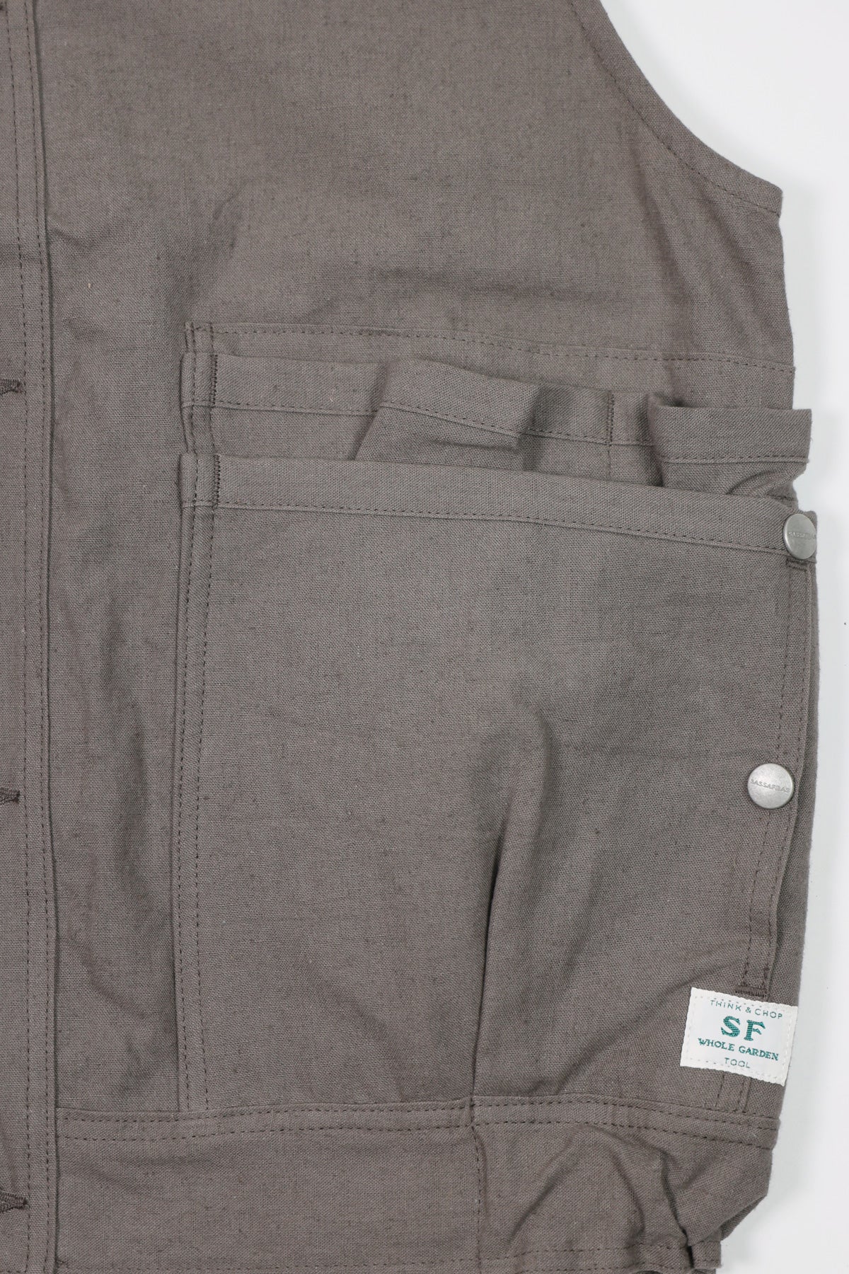 Sassafras - Overgrown Hiker Vest - Dusty Gray - Canoe Club