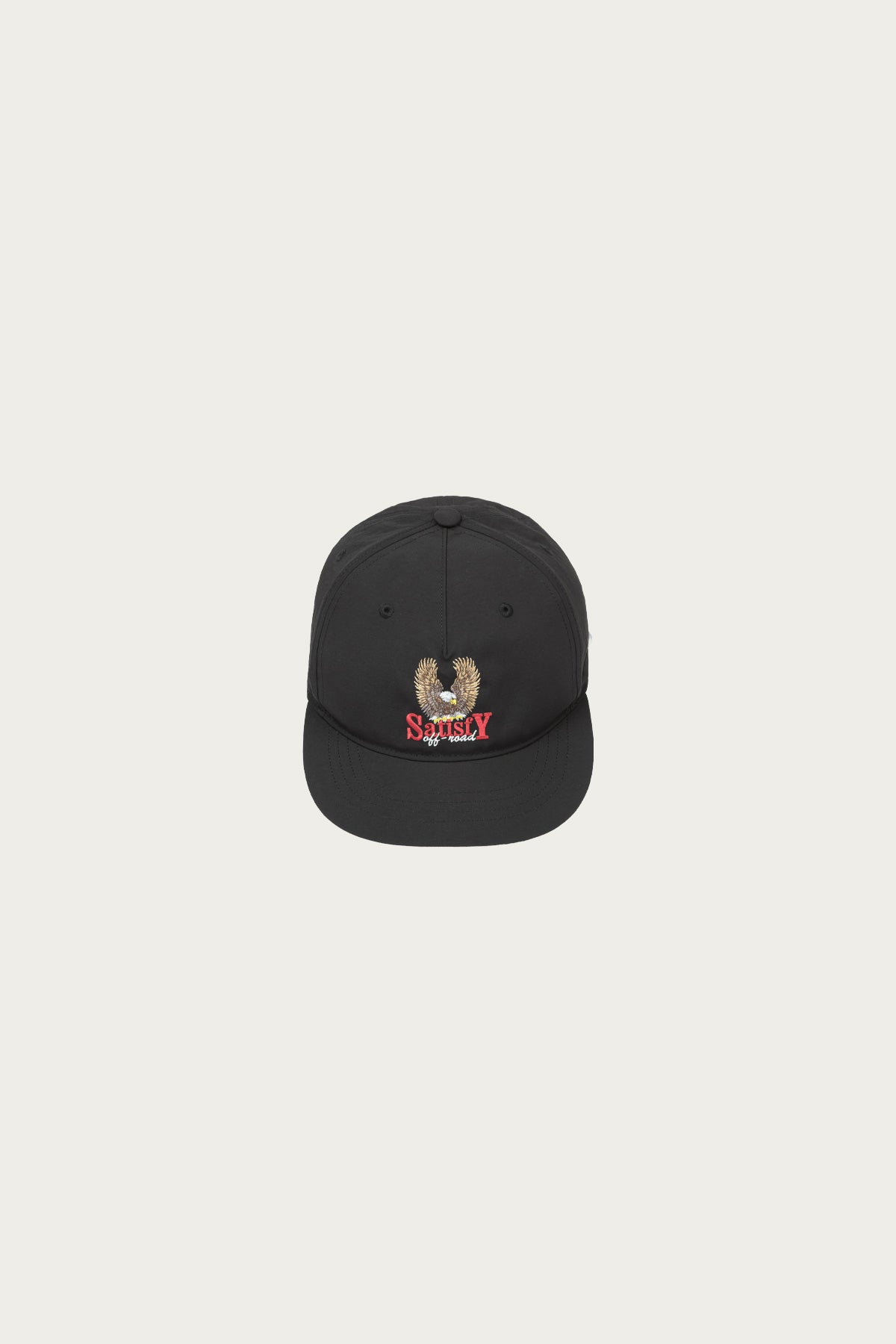 Satisfy Running - Flitesilk 5 Panel Pinch Cap - Black Eagle - Canoe Club