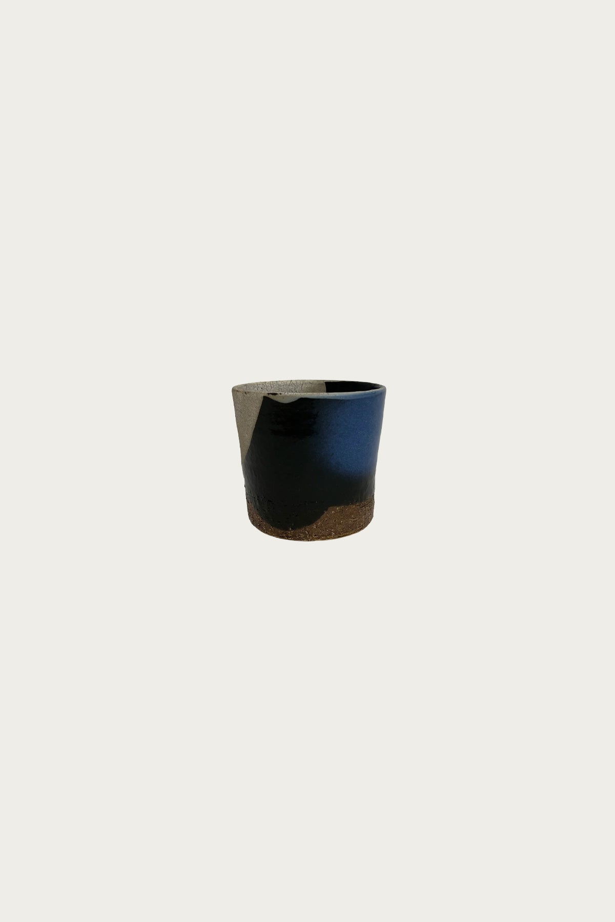 Seya - Pottery Mino Mer - One of a Kind - Blue/Brown/White - Canoe Club